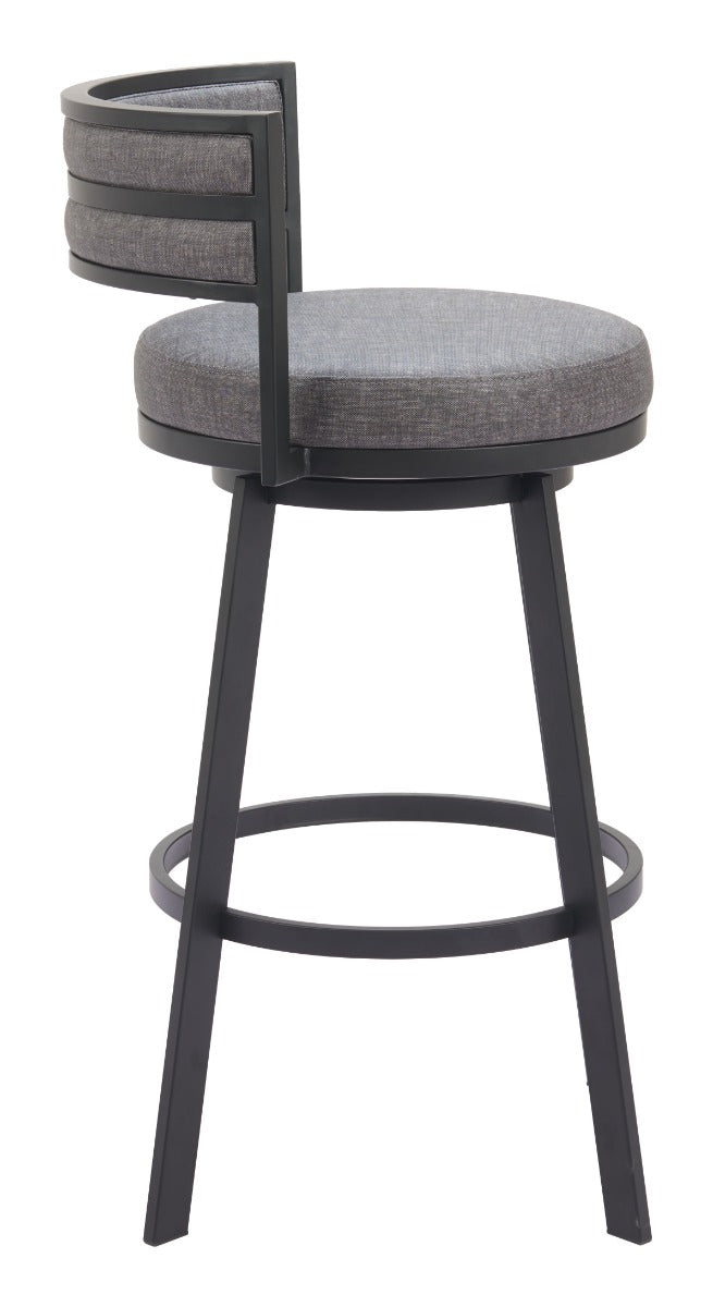 Gimsby Swivel Barstool Gray β Comfortable and Stylish Gray Swivel Barstool for Modern Kitchens or Bars
