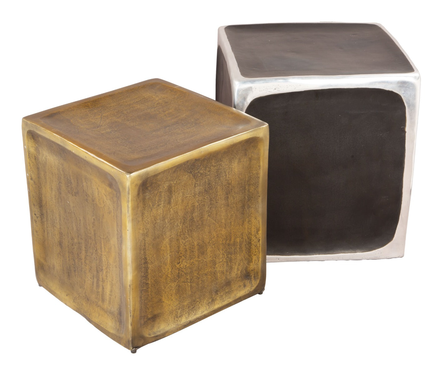 Brics Side Table Set (2-Piece) Multicolor β Vibrant and Stylish Multicolor Side Tables for Living Room or Bedroom Decor