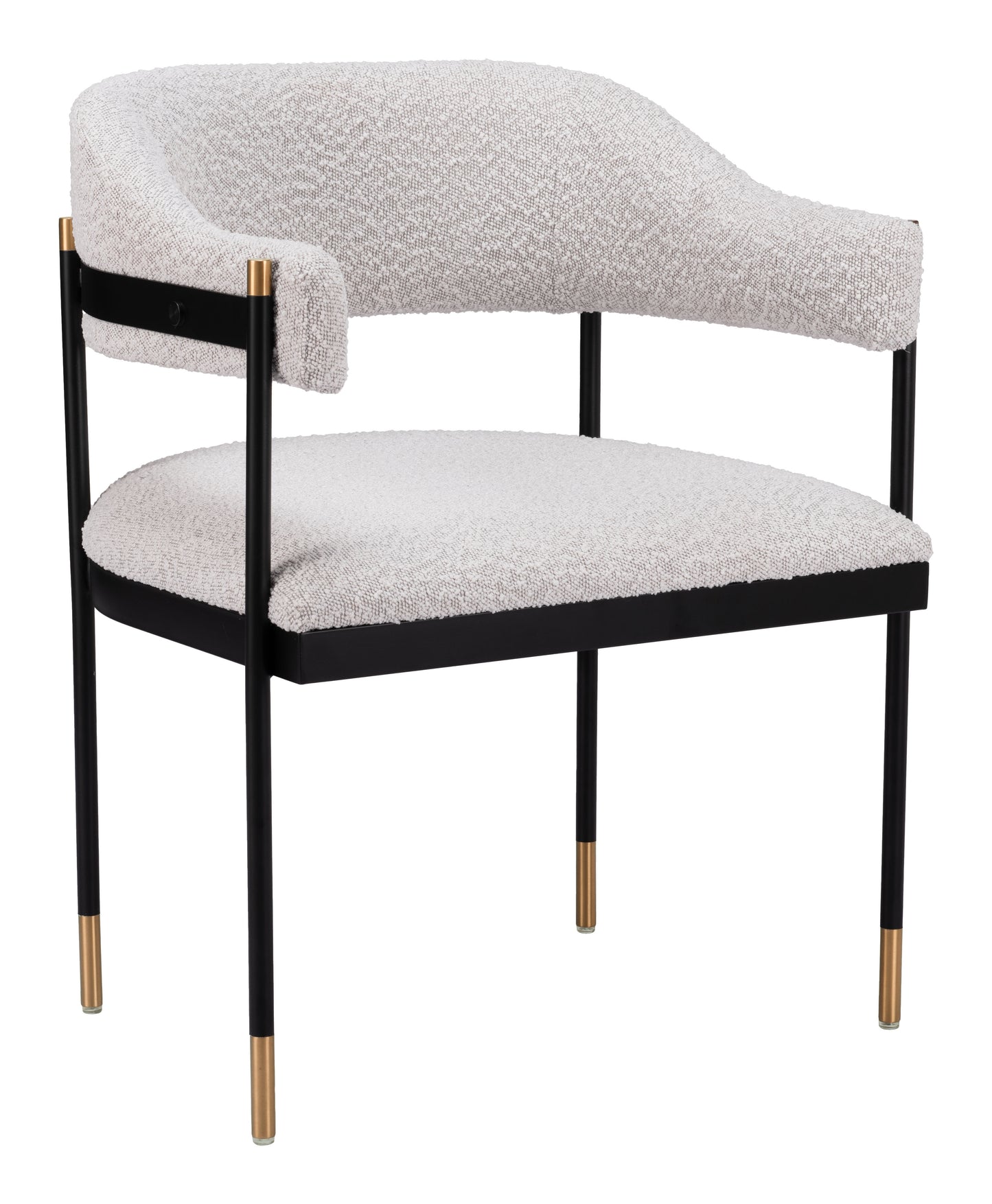 Zadar Dining Chair - Misty Gray Elegant and Comfortable Upholstered Chair for Contemporary Dining Spaces