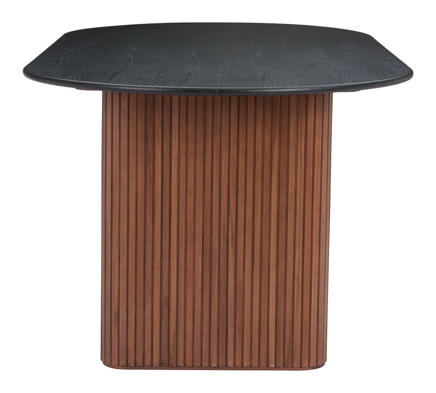 Lassig Dining Table Black & Walnut β Modern and Elegant Black & Walnut Dining Table for Stylish Dining Rooms