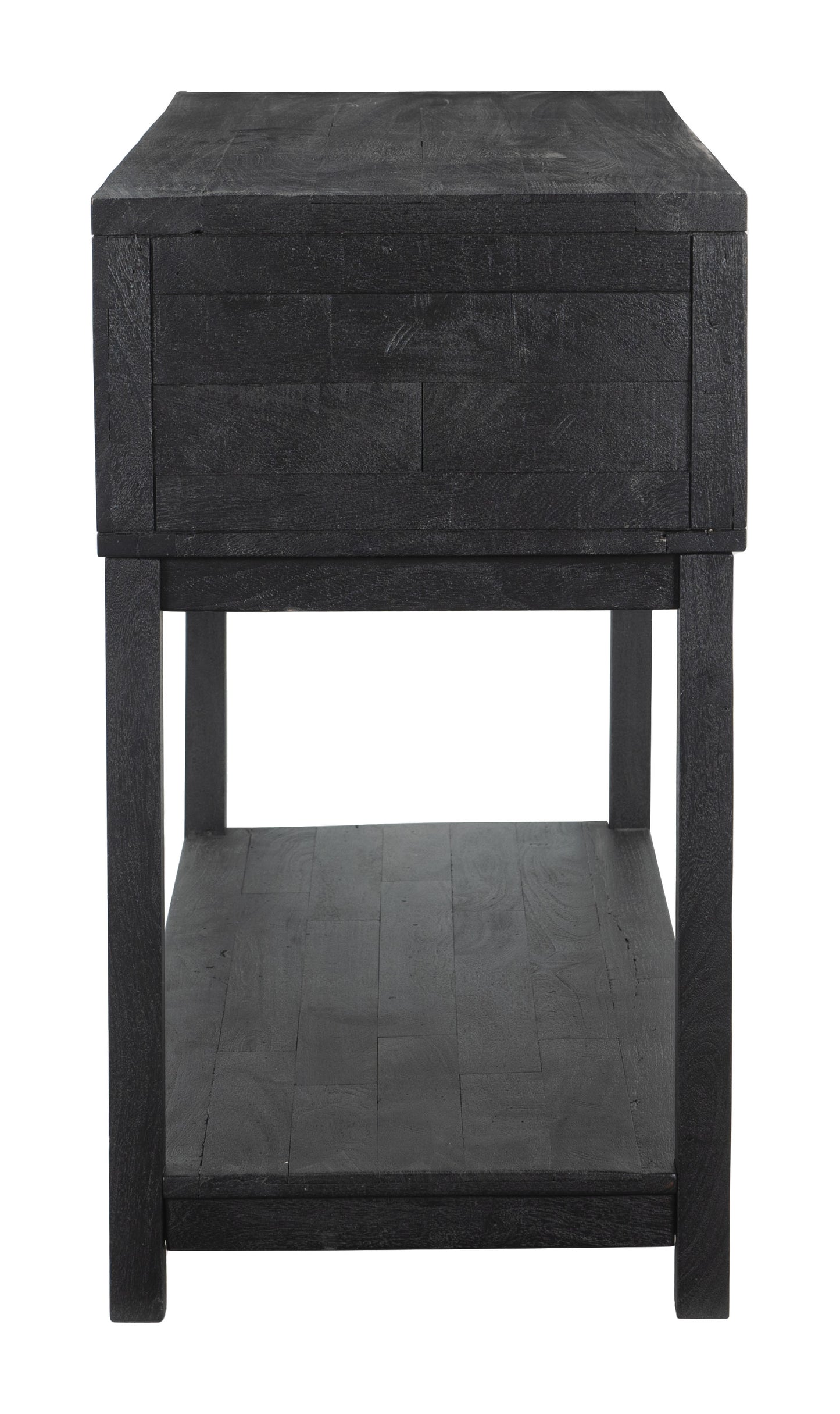 Surat Console Table - Black Sleek and Modern Console Table for Contemporary Living Spaces and Entryways