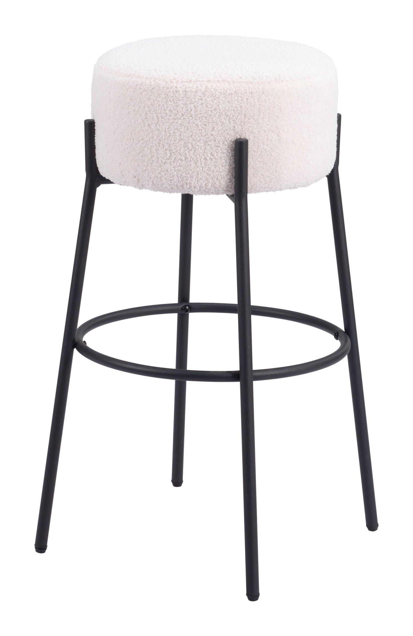 Blanche Barstool Set of 2 - Elegant Ivory Design for Stylish Home Bars and Dining Areas