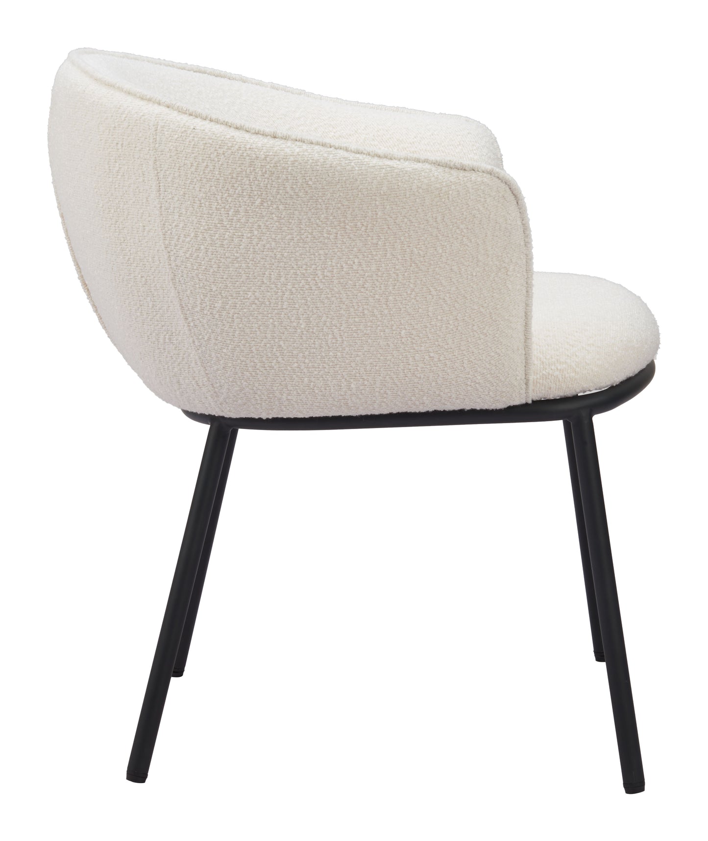 Essen Dining Chair - Ivory Elegant Upholstered Chair for Chic Dining Spaces