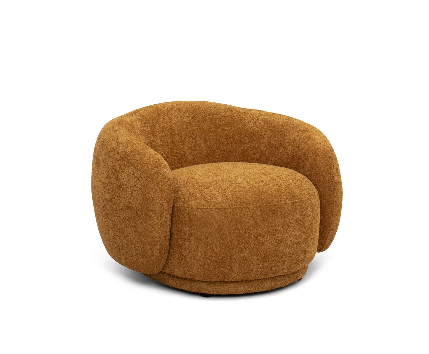 Divani Casa Andrew - Modern Orange Fabric Accent Chair