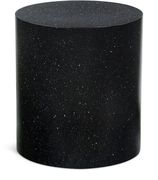 Terrazzo Pattern Iron End/Side Table β Modern Accent Table with Colorful Stone Inlay