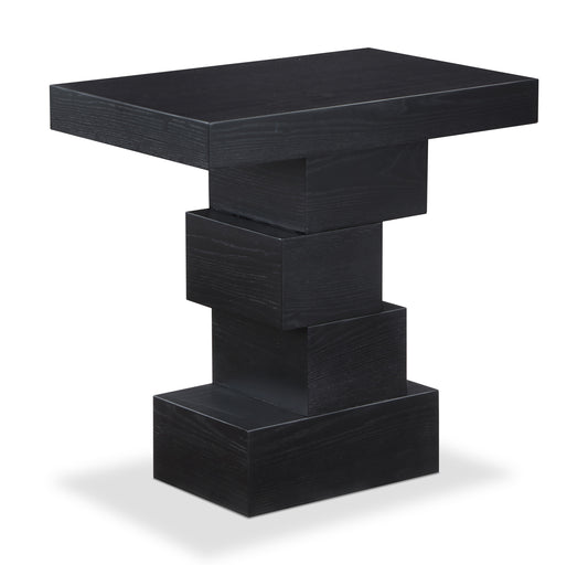 Westmount Ash Veneer End Table β Modern Side Table with Sleek Natural Wood Finish