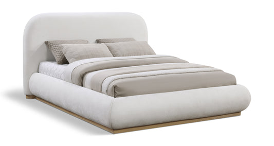 Vaughn Chenille Upholstered Bed β Soft Textured Platform Bed with Modern Design