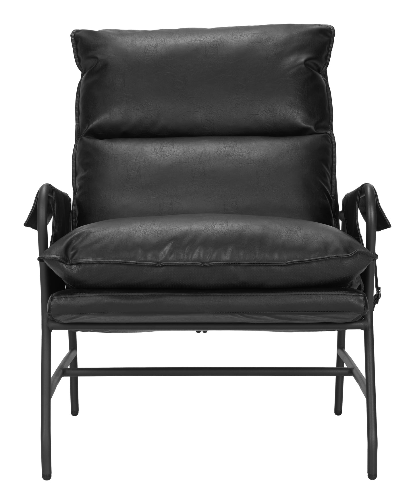Halaus Accent Chair Black β Sleek and Stylish Black Accent Chair for Living Room or Bedroom Decor