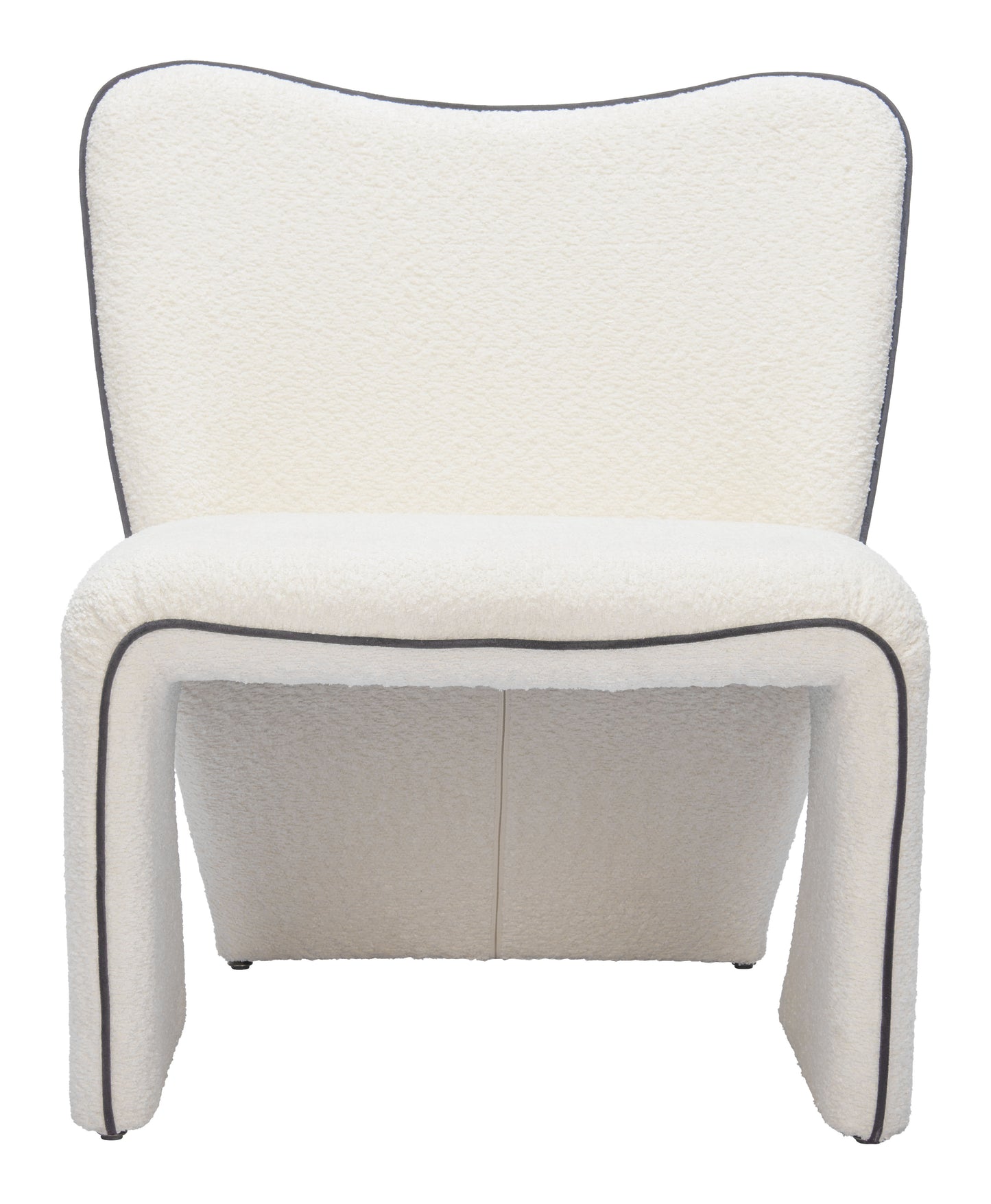 Novo Accent Chair Ivory β Chic and Comfortable Ivory Accent Chair for Living Room or Bedroom Decor