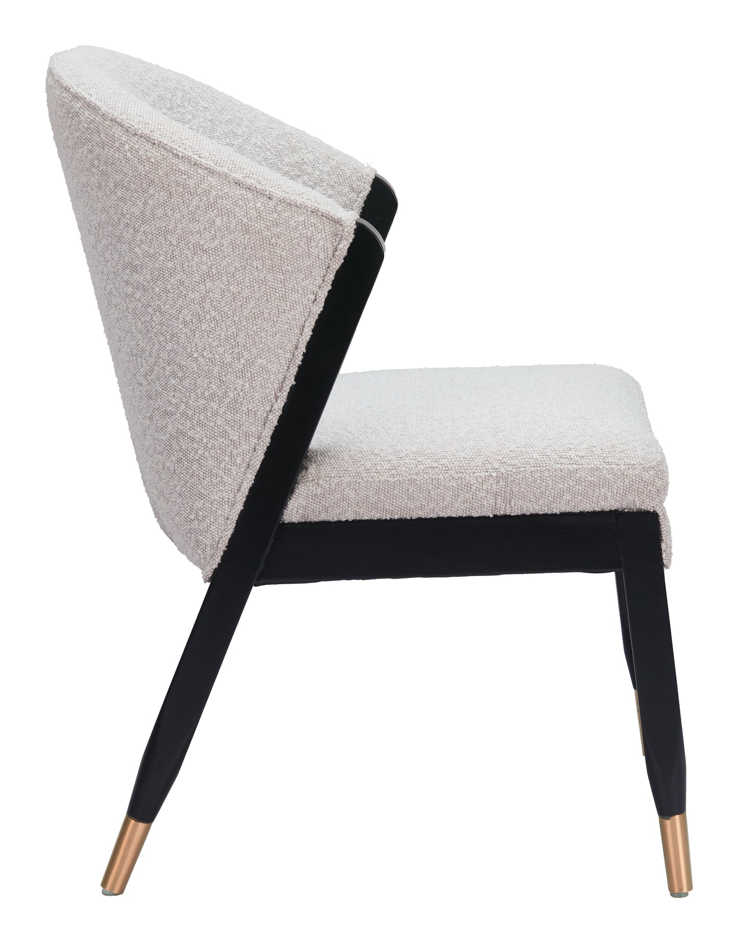 Pula Dining Chair - Misty Gray Modern and Comfortable Upholstered Chair for Stylish Dining Rooms