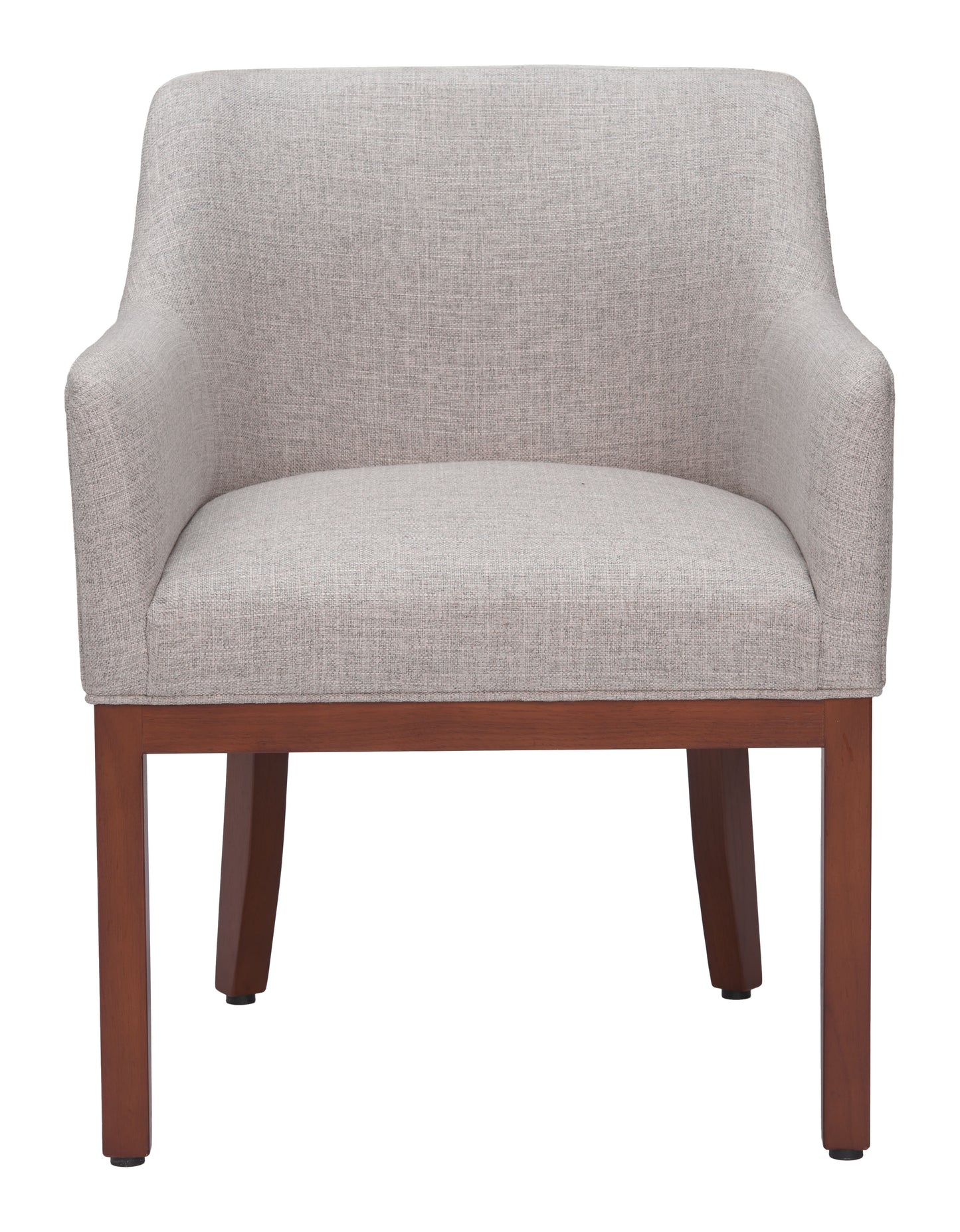 Berbera Dining Chair - Gray Sleek and Comfortable Upholstered Chair for Contemporary Dining Spaces