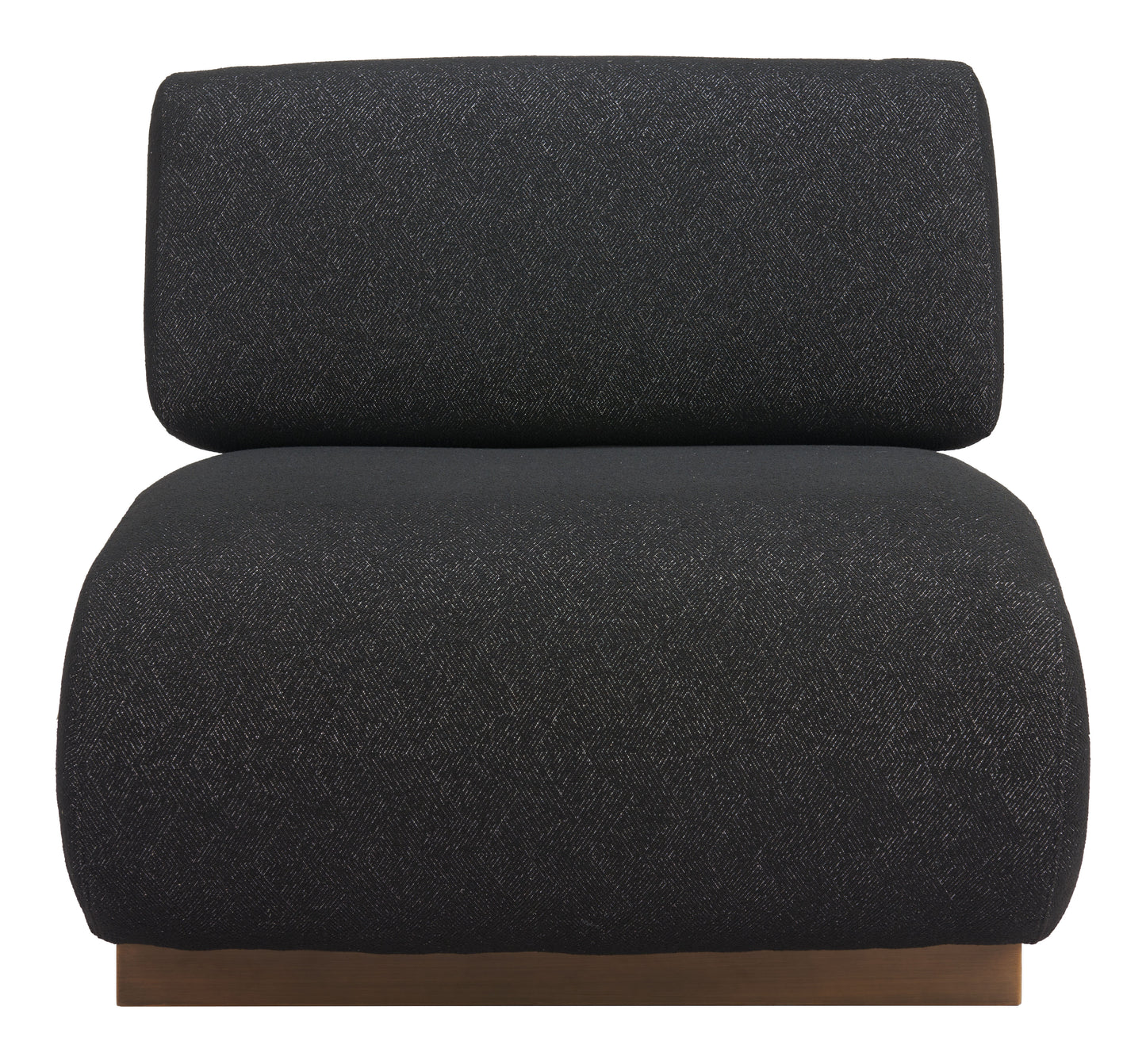 Barsa Accent Chair - Black Sleek and Modern Upholstered Chair for Contemporary Living Spaces