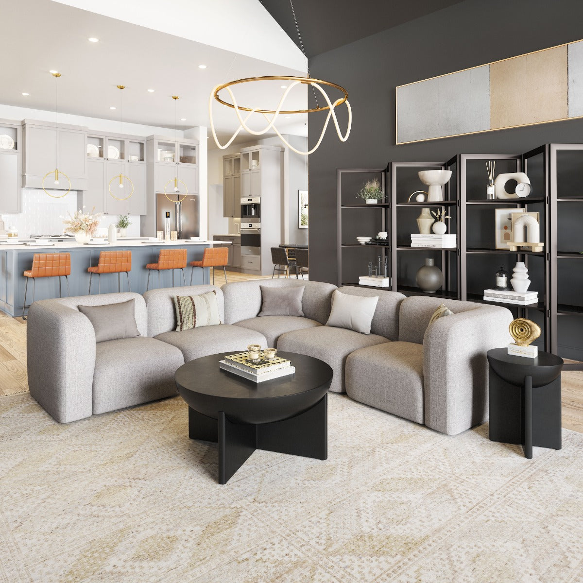 Tume Coffee Table Black β Stylish and Modern Black Coffee Table for Living Room or Lounge Area