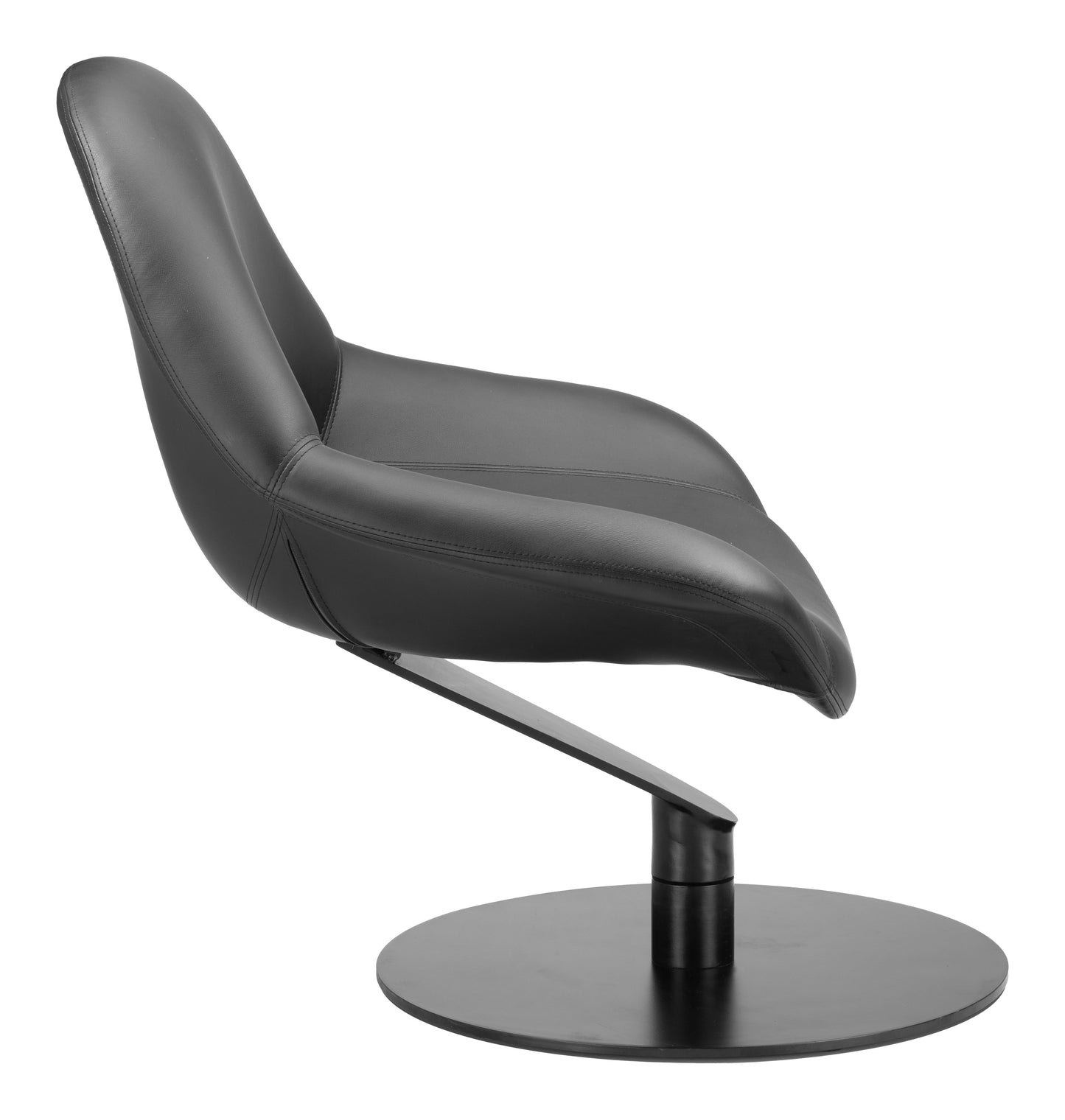 Poole Accent Chair - Black Sleek Upholstered Chair for Modern Home Decor