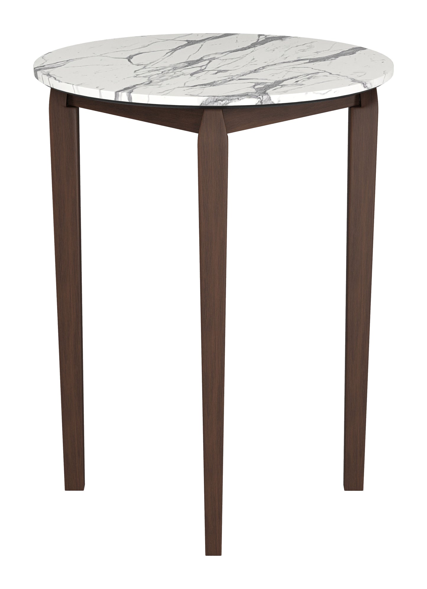 Vernon Bar Table - White Sleek and Modern Bar Table for Contemporary Home Decor