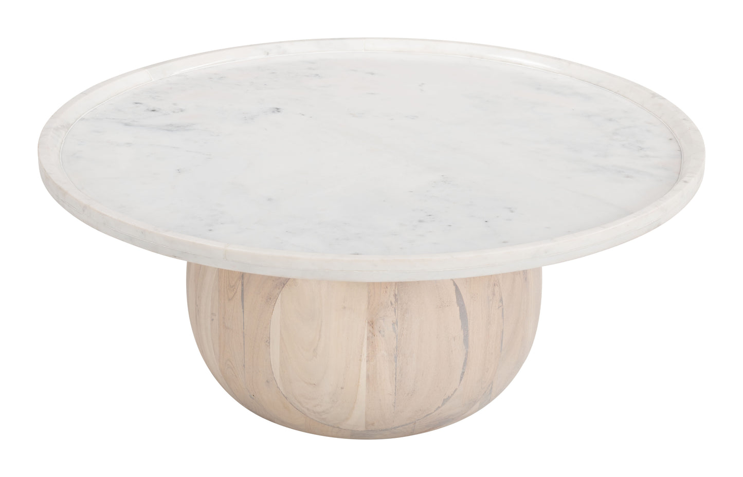 Savona Coffee Table - White & Natural Elegant and Stylish Coffee Table for Modern Living Rooms