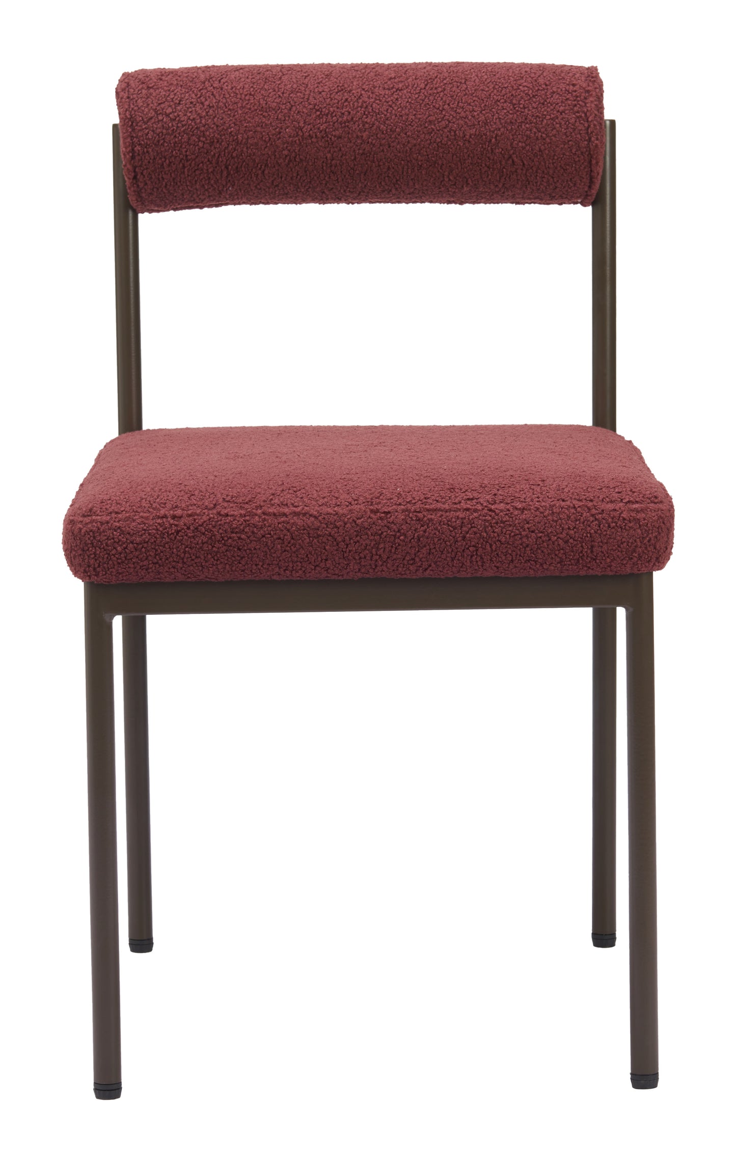 Livorno Dining Chair - Red & Bronze Stylish Upholstered Chairs for Elegant Dining Spaces