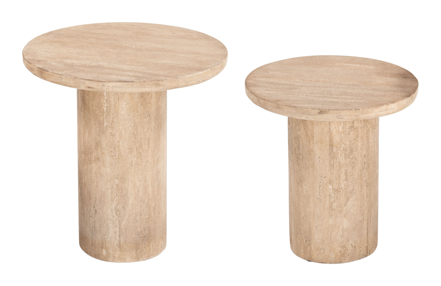Fenith Accent Table Set (2-Piece) - Natural Elegant and Versatile Accent Tables for Contemporary Living Spaces