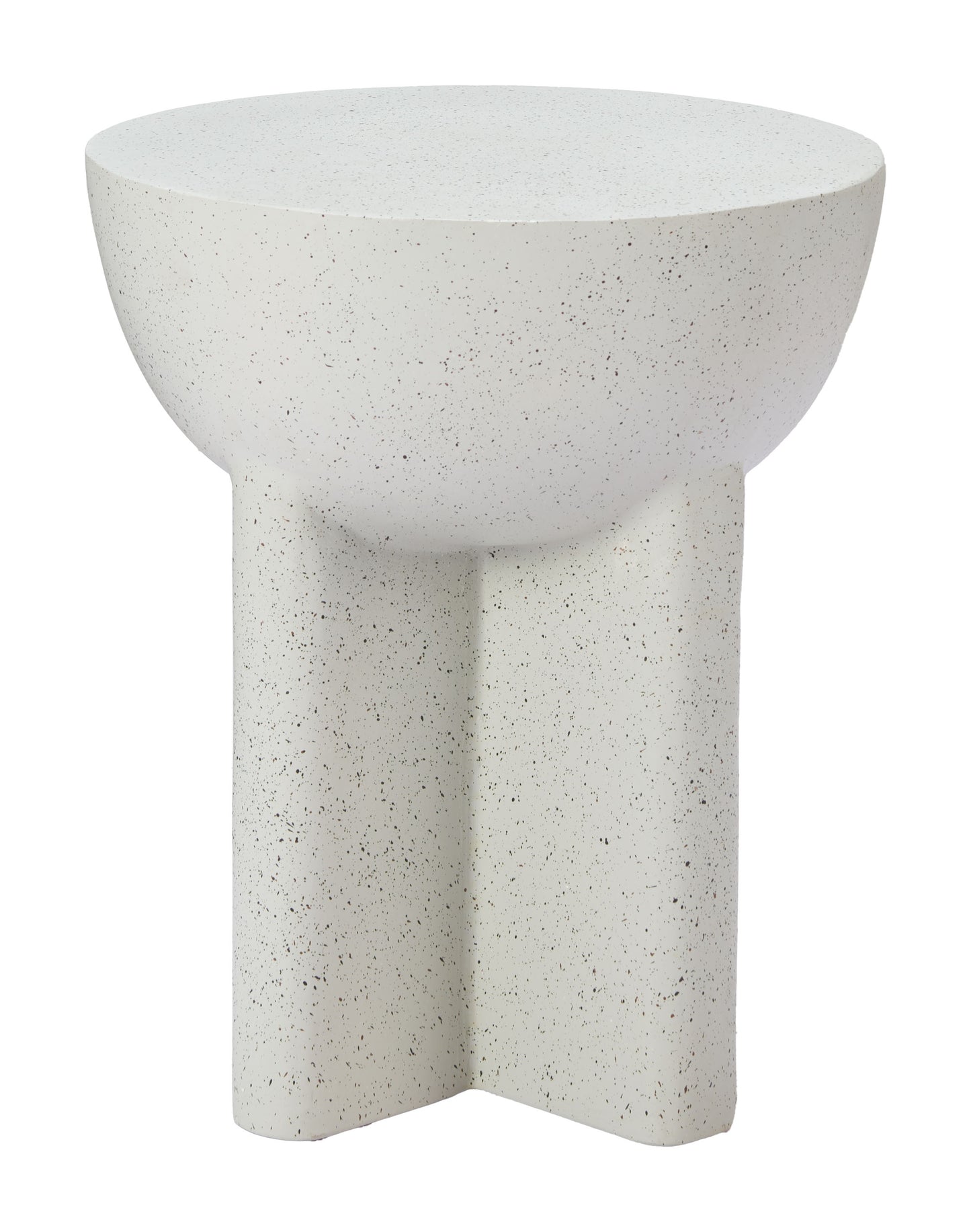 Molli Side Table White β Sleek and Modern White Accent for Living Room or Bedroom Decor