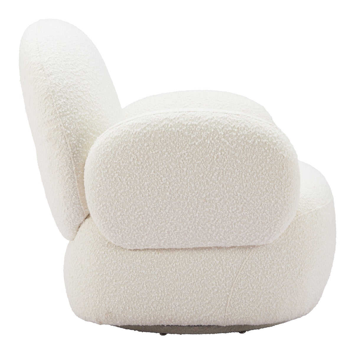 Pilka Swivel Chair White β Modern and Comfortable White Swivel Chair for Stylish Living Spaces