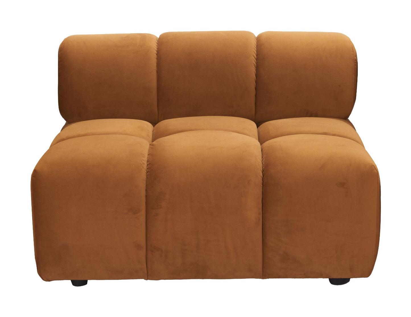 Rist Middle Chair Brown β Sleek and Comfortable Brown Middle Chair for Modular Seating Arrangements