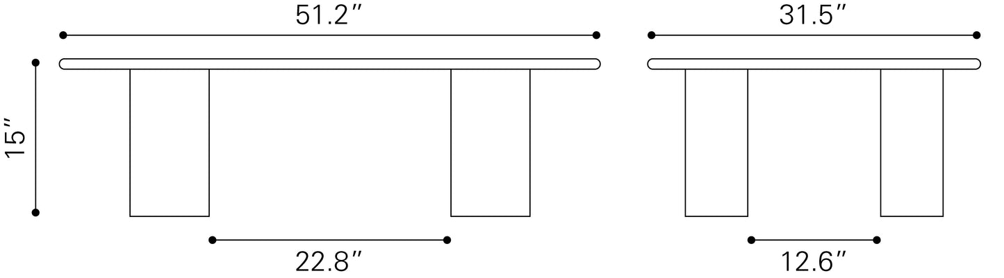 Risan Coffee Table - Natural Elegant and Versatile Coffee Table for Modern Living Rooms