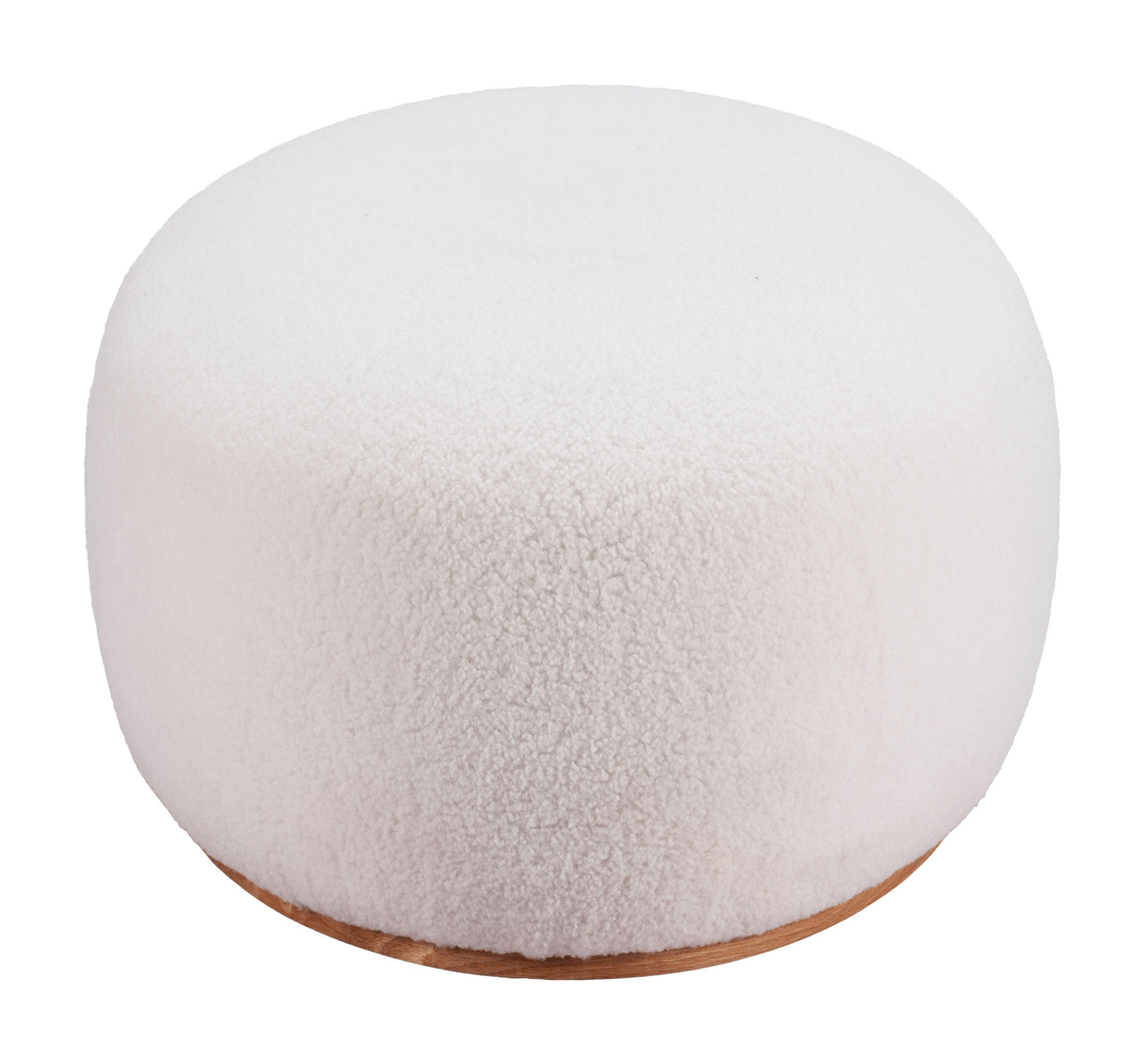 Amber Ottoman - Cream Elegant and Versatile Upholstered Ottoman for Stylish Living Spaces