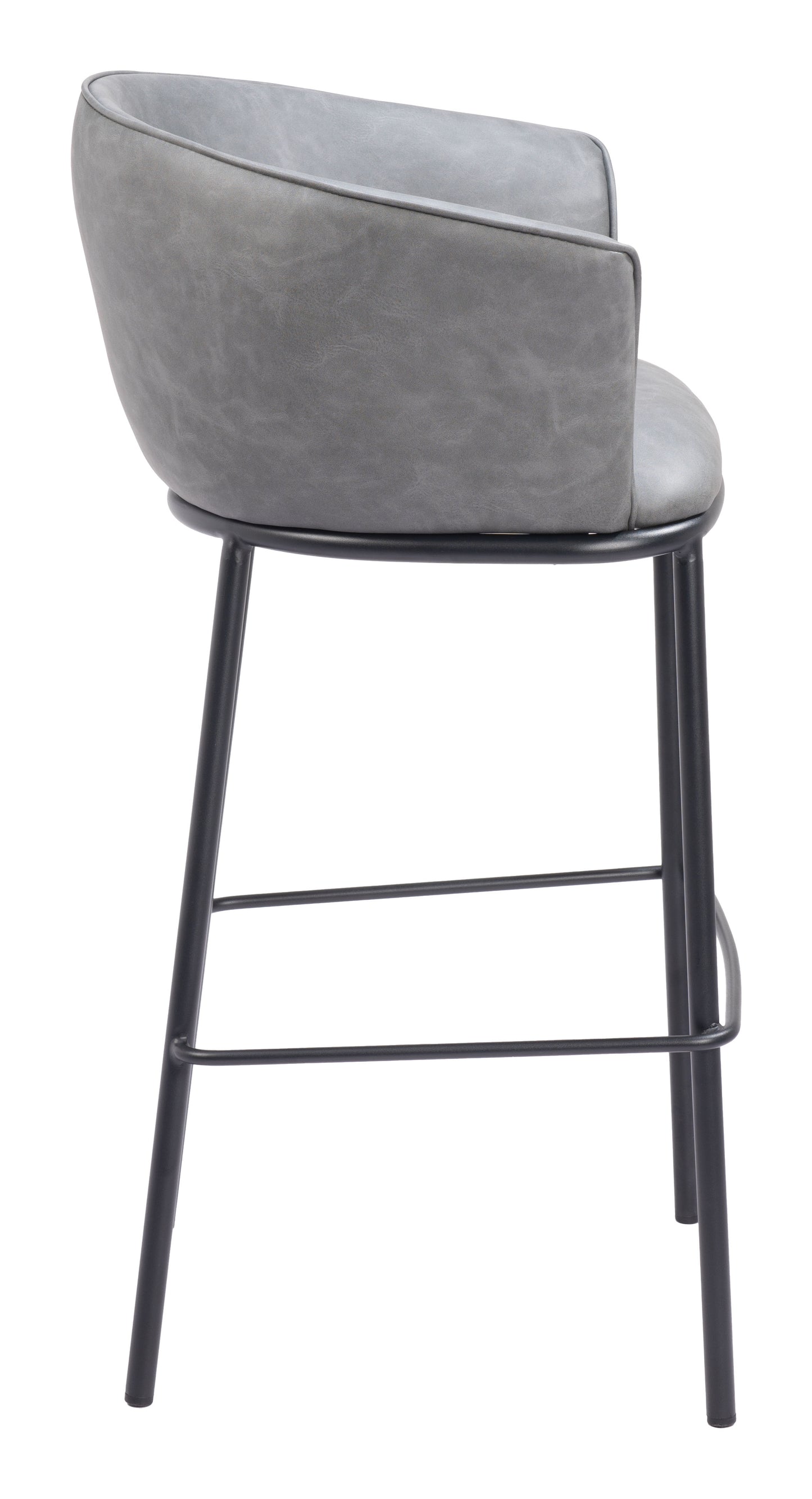 Garston Barstool Gray β Stylish and Comfortable Gray Barstool for Kitchen or Home Bar Area