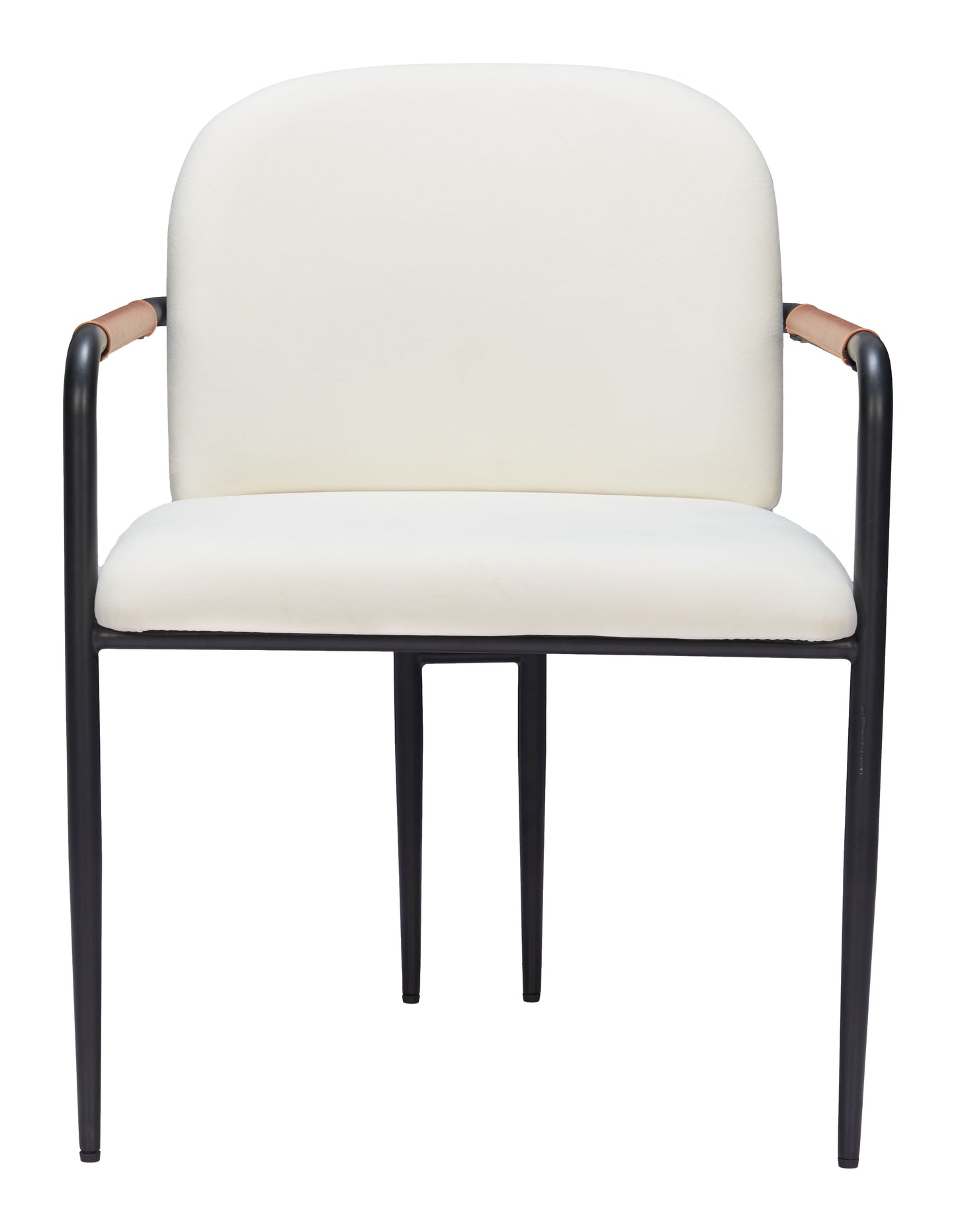 Sibu Dining Chair Set of 2 - Cream Elegant and Comfortable Upholstered Chairs for Stylish Dining Rooms