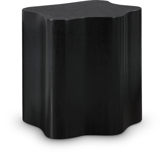 Zaire Burl Veneer End Table β Solid Wood Accent Table for Living Room or Bedroom
