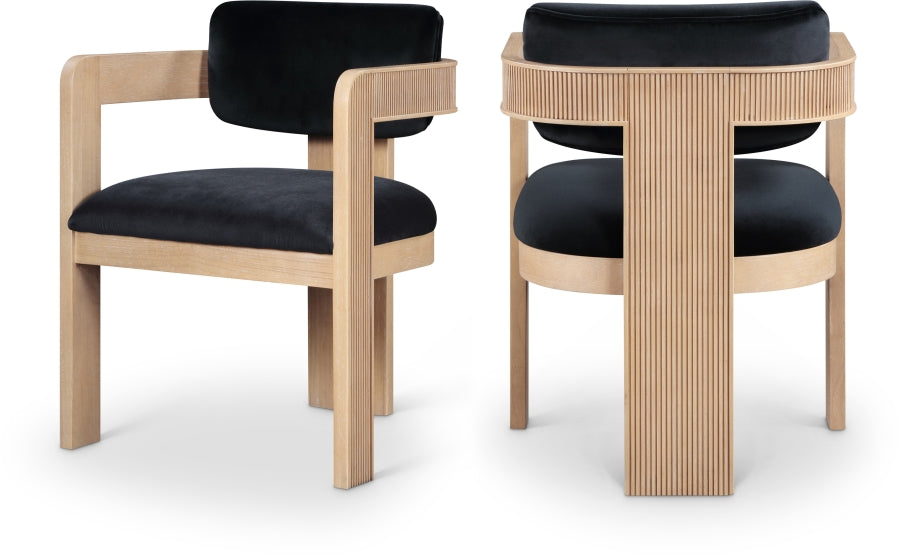 Sacha Velvet Upholstered Dining Chair β Stylish Tufted Back with Plush Velvet Seat