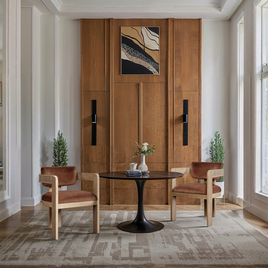 Sacha Velvet Upholstered Dining Chair β Stylish Tufted Back with Plush Velvet Seat
