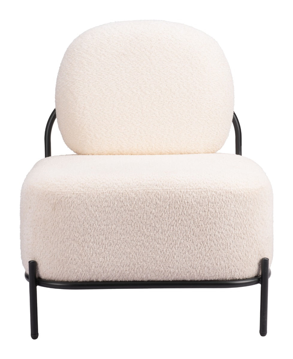 Arendal Accent Chair - Vanilla Elegant and Cozy Upholstered Chair for Modern Living Rooms