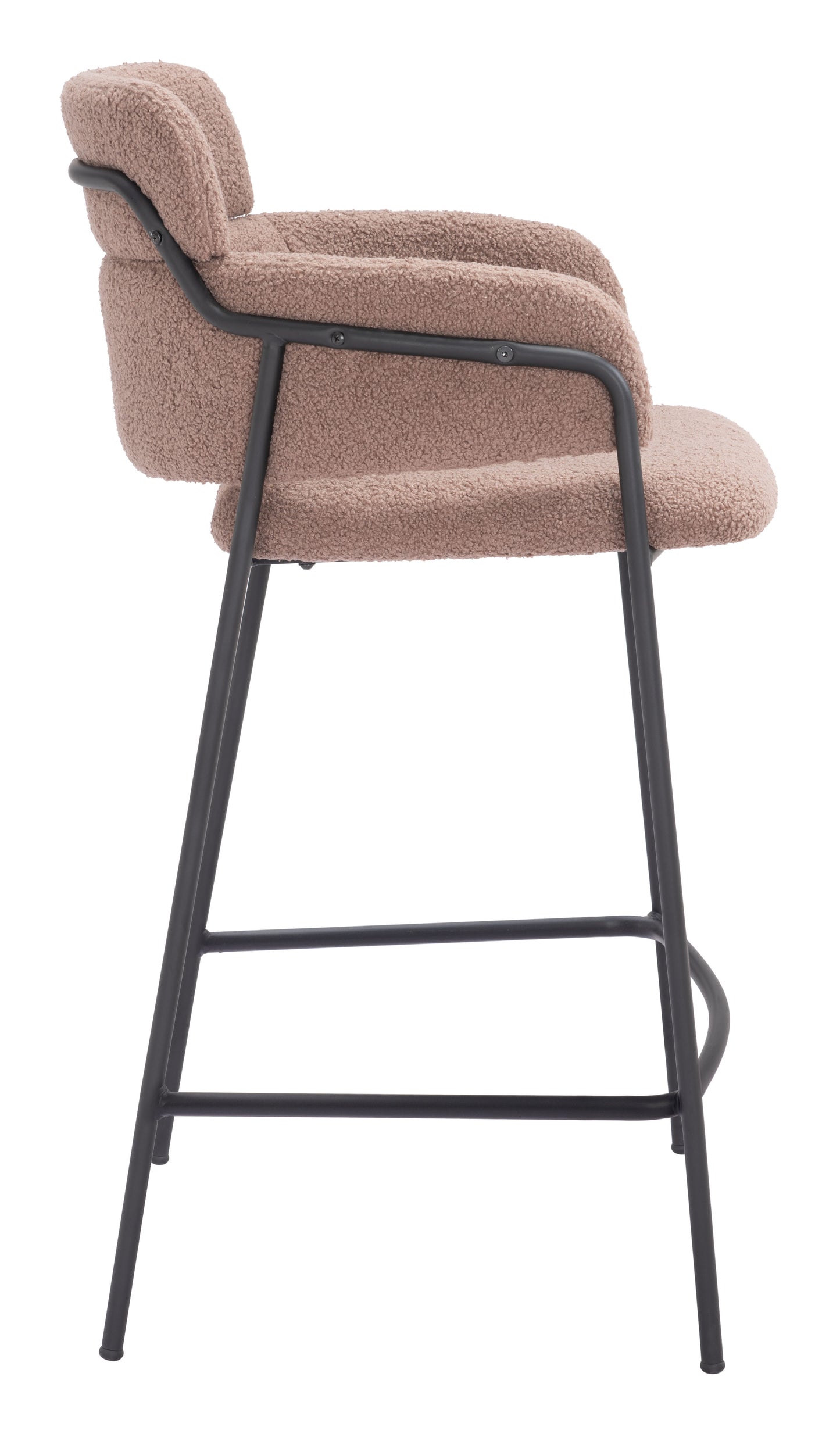 Marcel Counter Stool Set of 2 - Stylish Brown Design for Modern Kitchens and Dining Areas