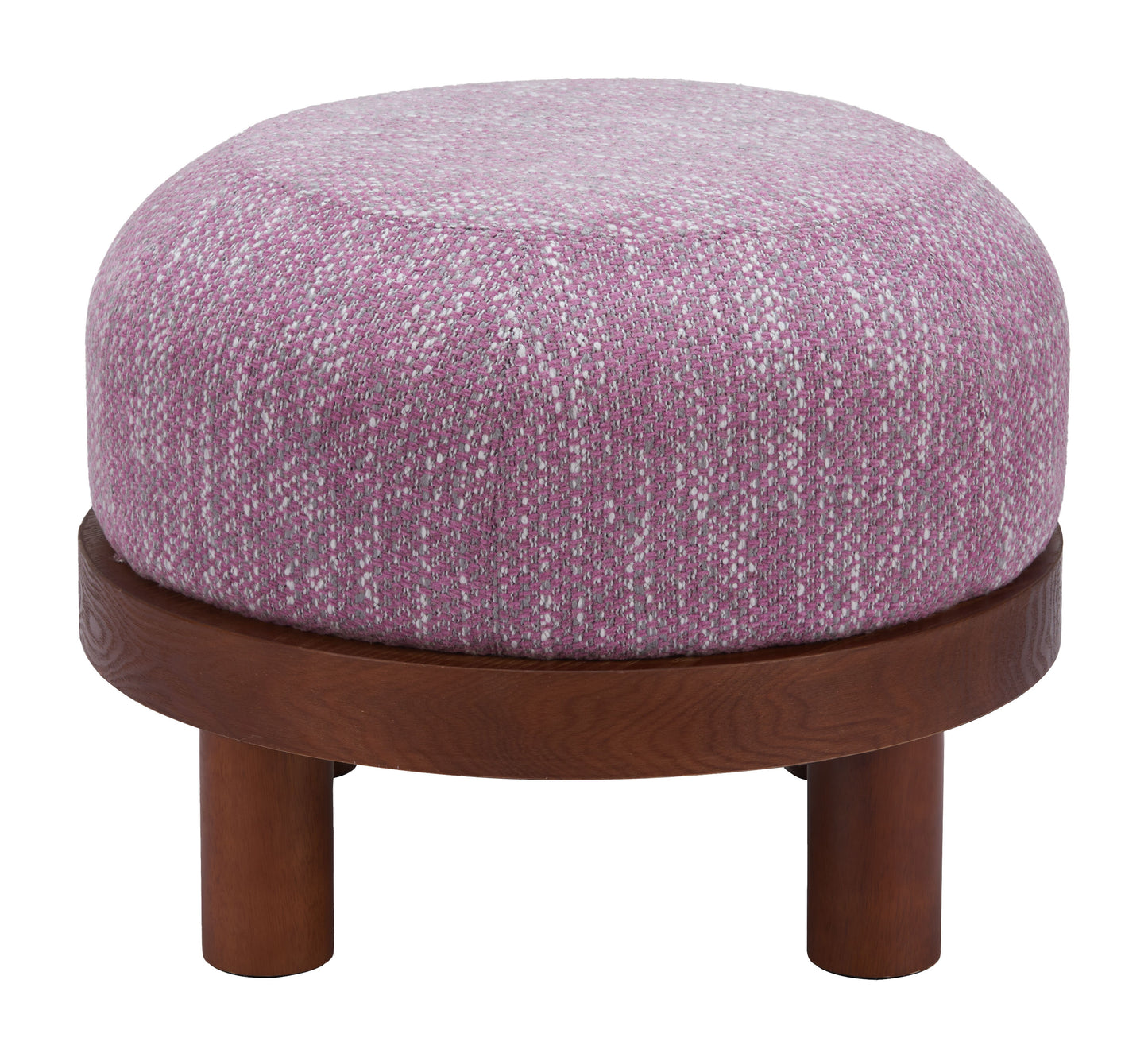 Gome Ottoman Wisteria Purple β Elegant and Plush Wisteria Purple Ottoman for Living Room or Bedroom Decor