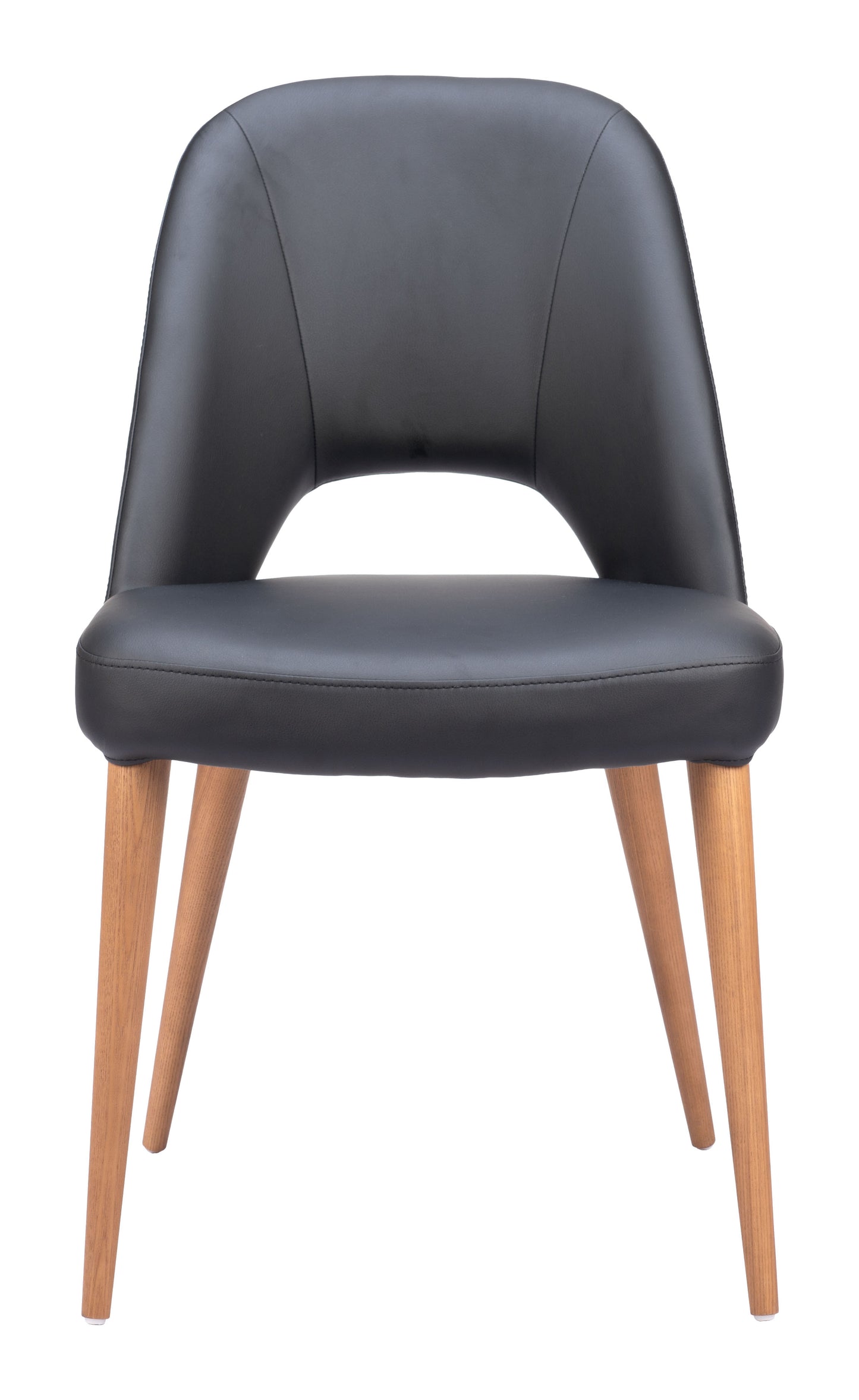 Leith Dining Chair Set of 2 - Black Modern Chairs for Elegant Dining Spaces