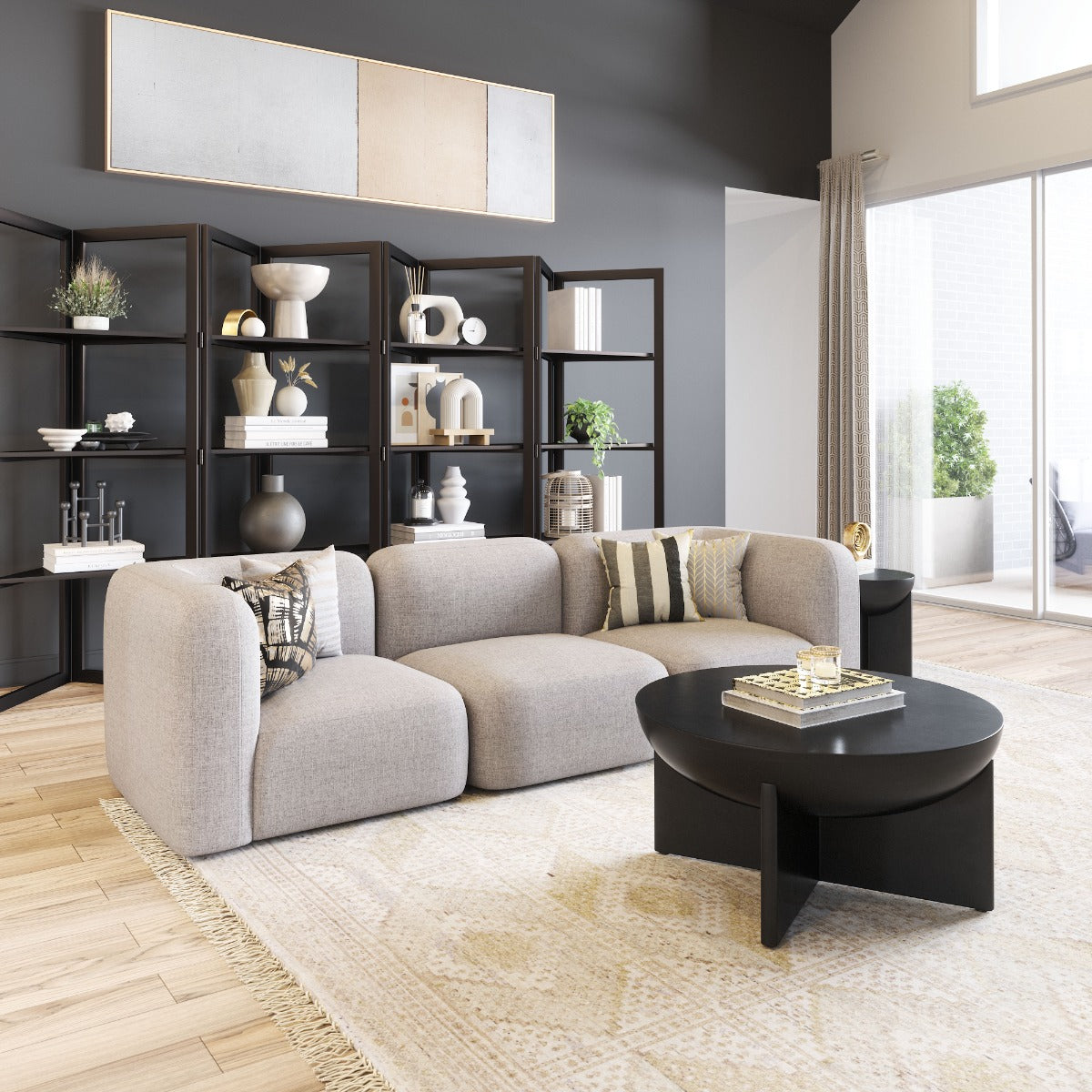 Tume Side Table Black β Sleek and Modern Black Accent for Living Room or Bedroom