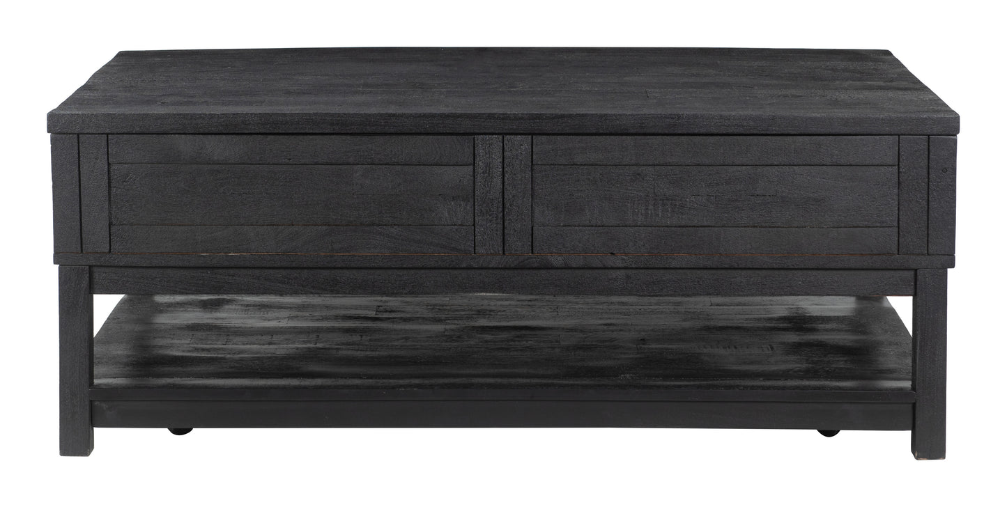 Surat Lift Top Coffee Table - Black Modern and Functional Coffee Table with Lift-Top Design for Stylish Living Rooms