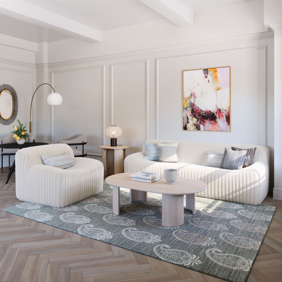 Osterbro Accent Chair Cream β Stylish and Comfortable Cream Accent Chair for Modern Interiors