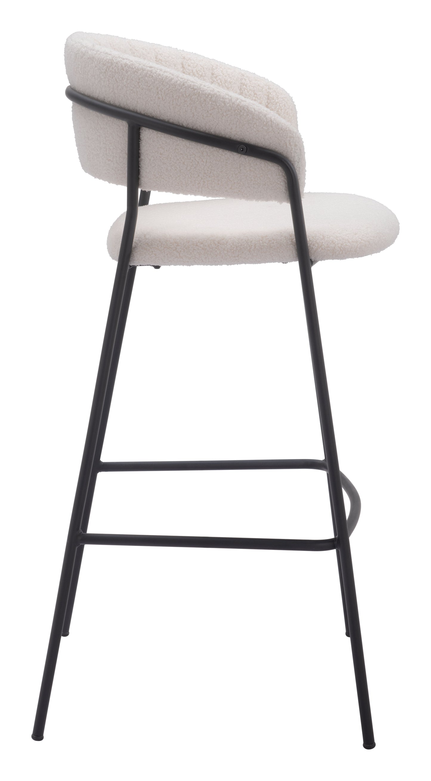 Josephine Barstool Set of 2 - Chic Cream Design for Sophisticated Home Bars and Dining Spaces