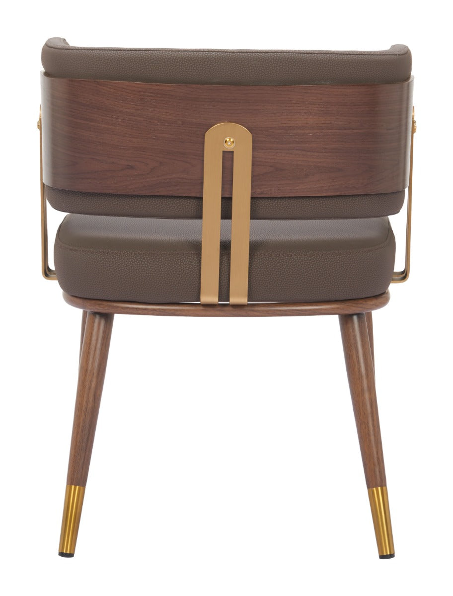 Brew Dining Chair (Set of 2) Brown & Walnut β Elegant and Comfortable Brown & Walnut Dining Chairs for Modern Dining Spaces