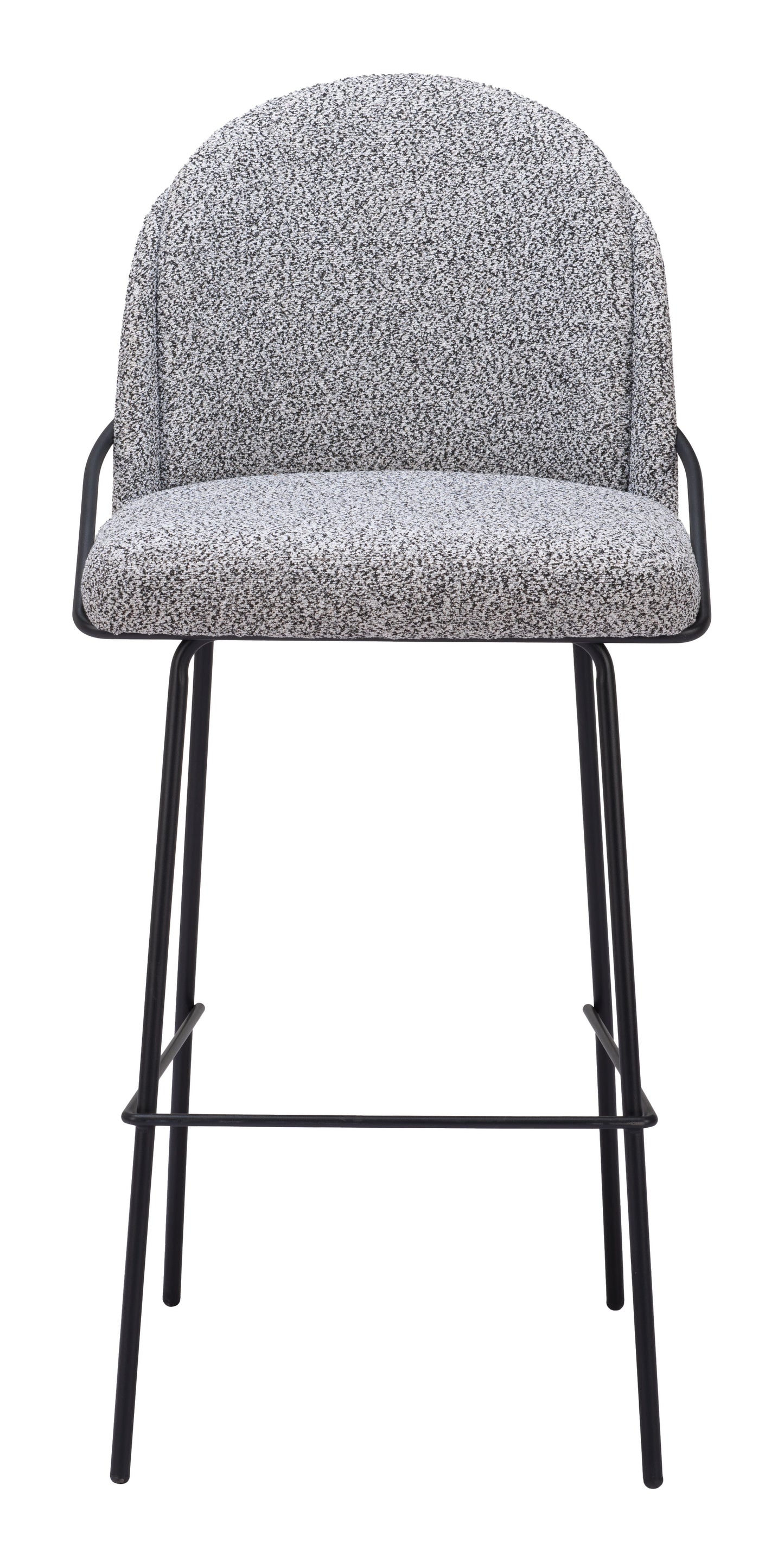 Jambi Barstool Set of 2 - Black & White Stylish and Modern Barstools for Contemporary Kitchens and Home Bars