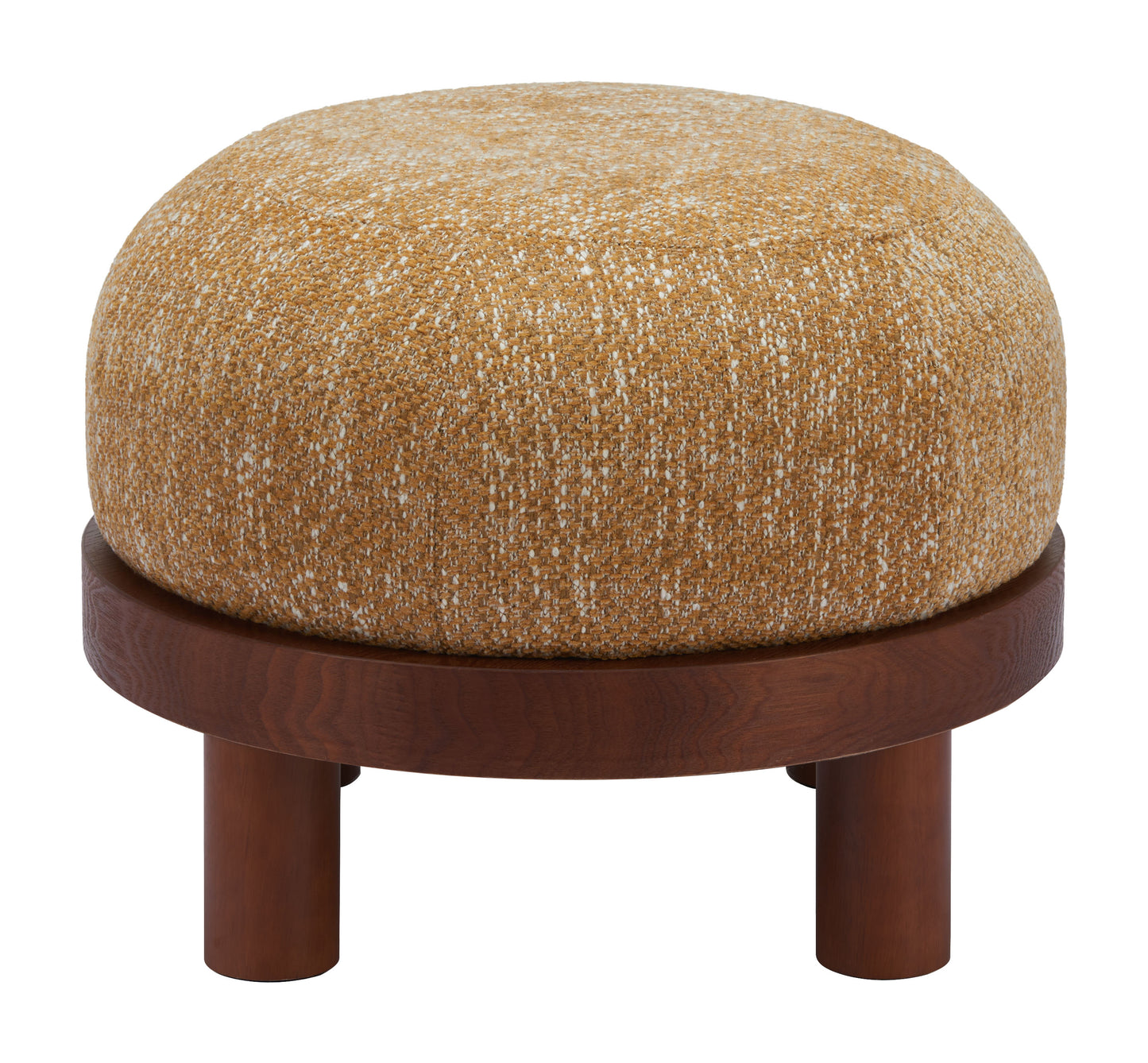 Gome Ottoman Oat Yellow β Stylish and Cozy Oat Yellow Ottoman for Living Room or Bedroom Decor