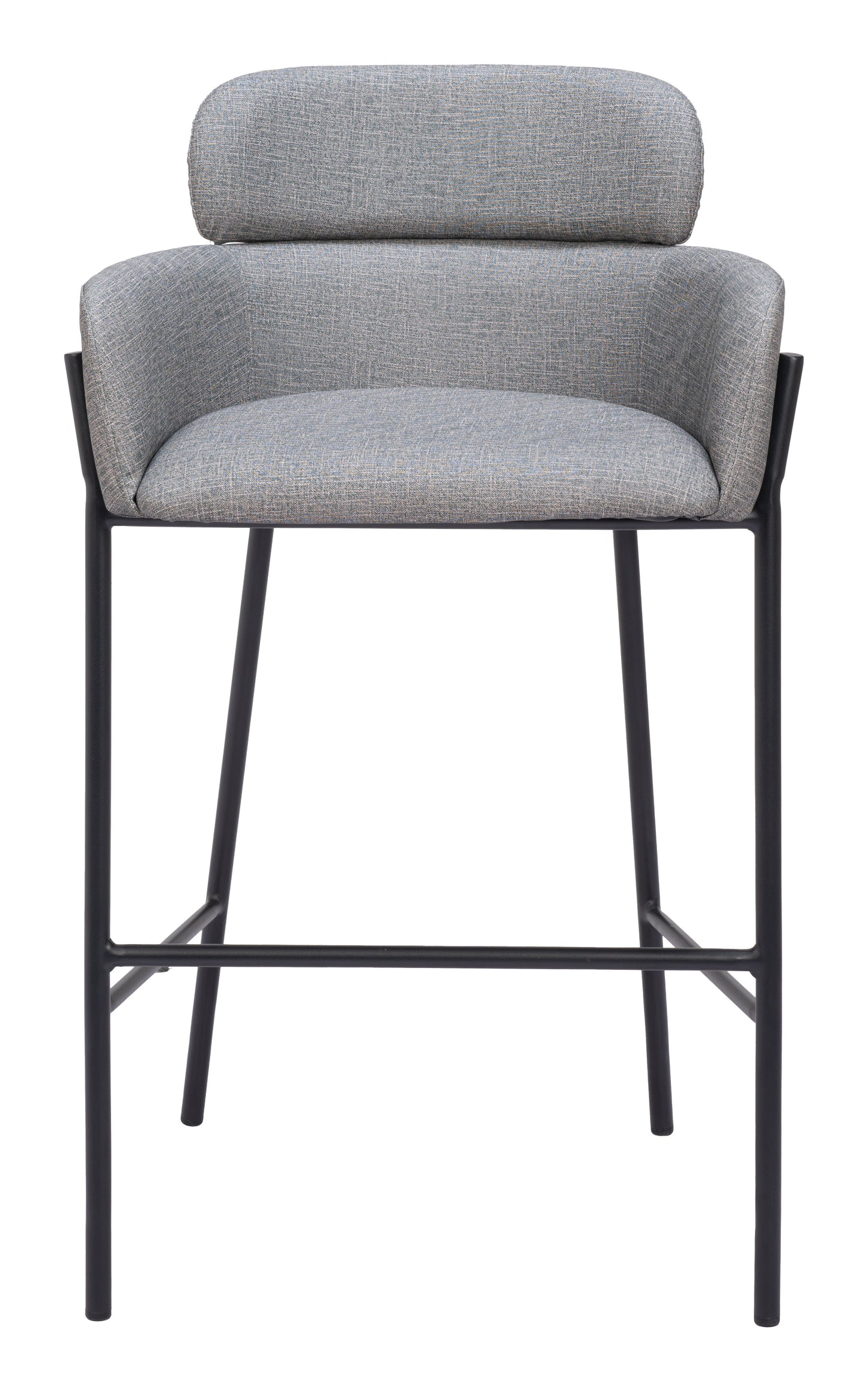 Bremor Barstool Slate Gray β Sleek and Modern Slate Gray Barstool for Kitchen or Home Bar Area