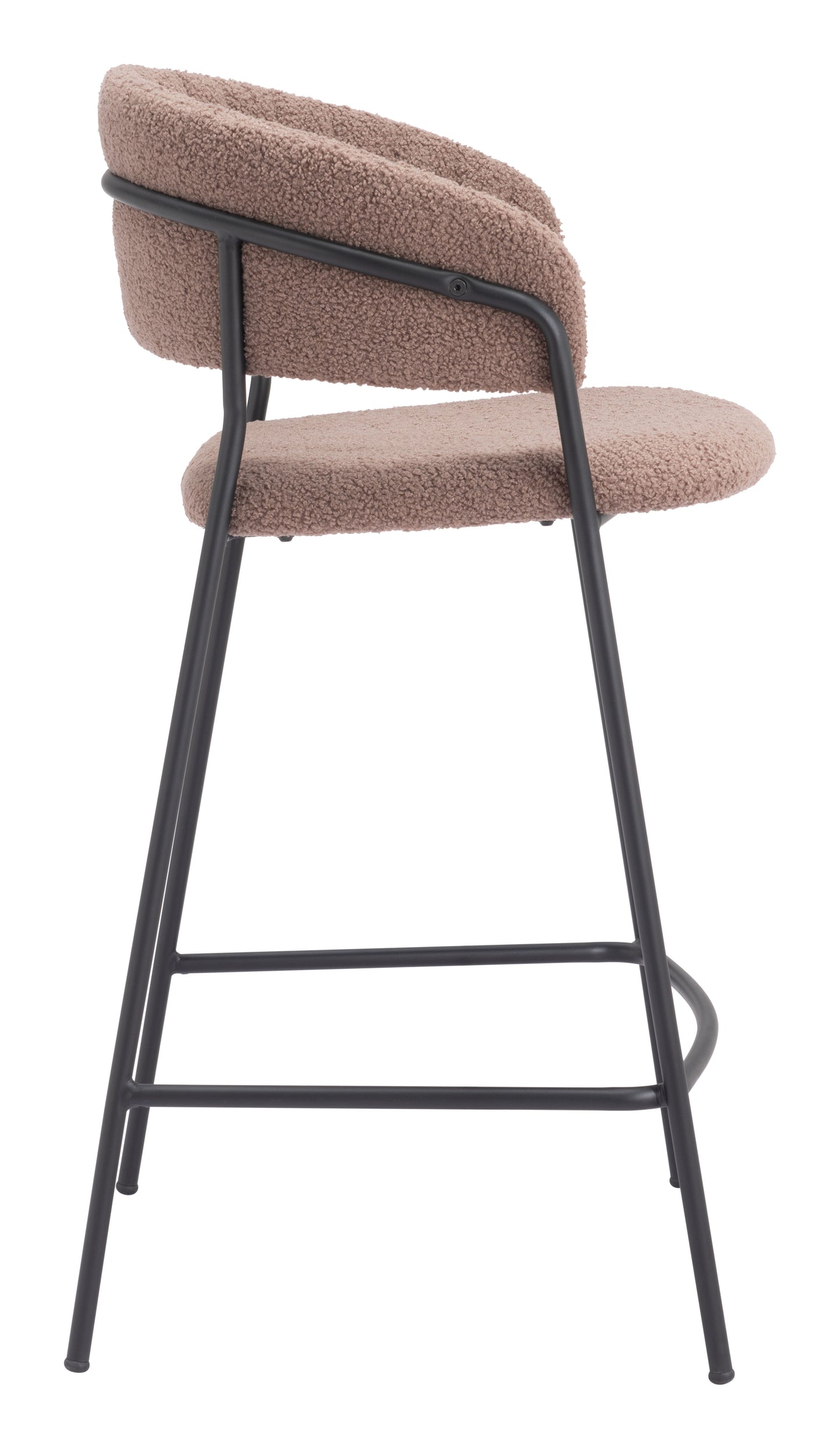 Josephine Counter Stool Set of 2 - Stylish Brown Design for Modern Kitchens and Dining Areas