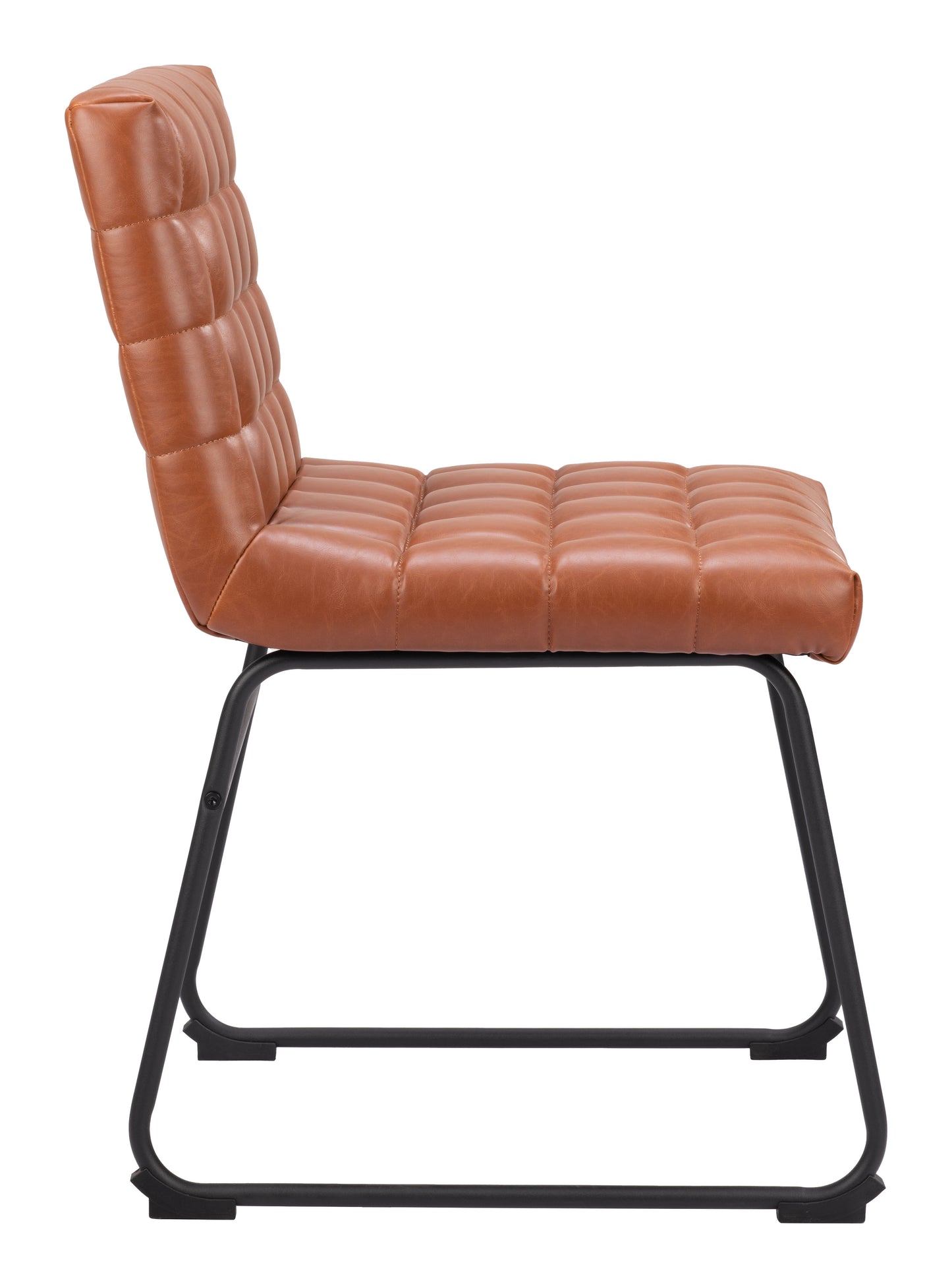 Pago Dining Chair Set of 2 - Brown Stylish and Comfortable Upholstered Chairs for Modern Dining Rooms