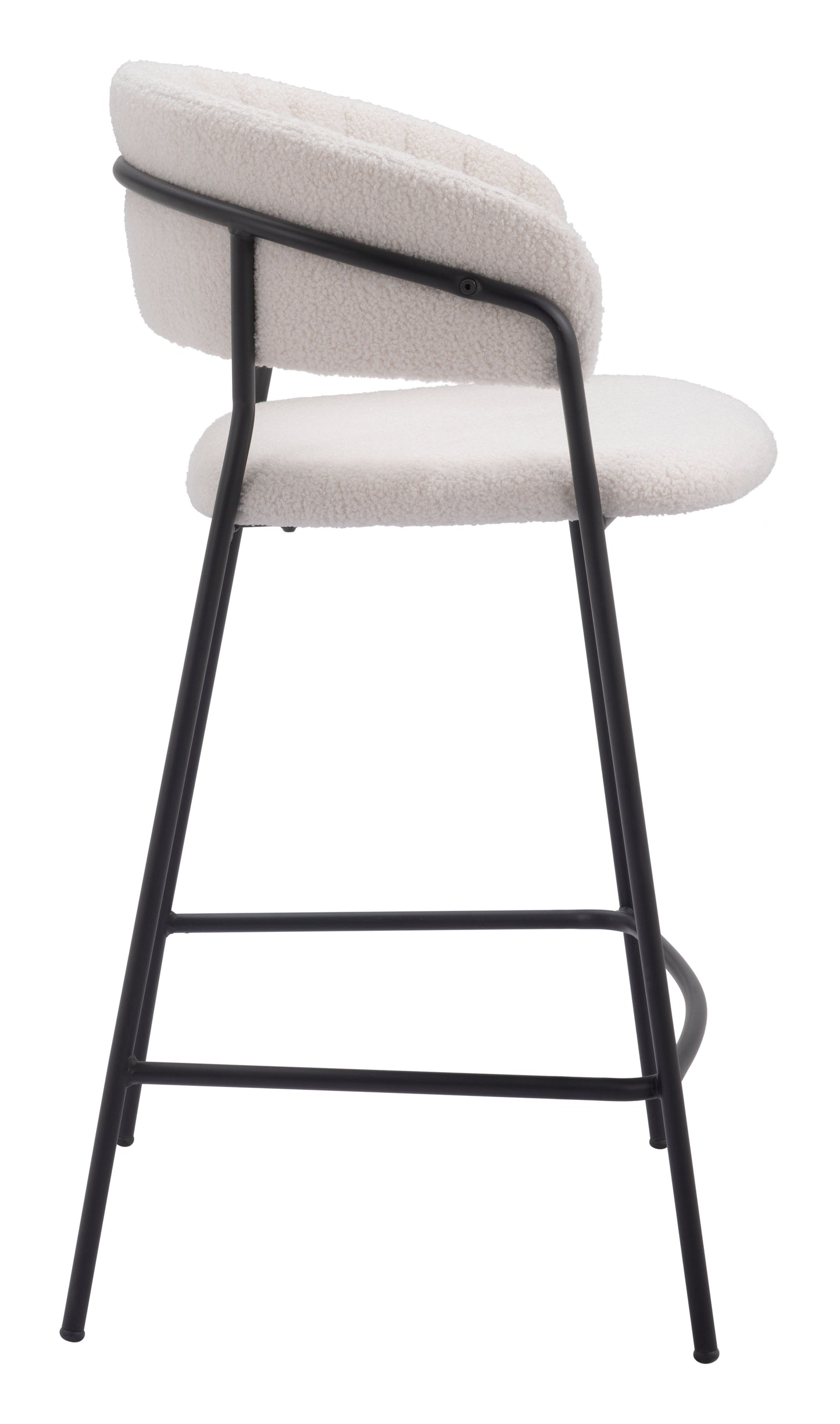 Josephine Counter Stool Set of 2 - Elegant Cream Design for Chic Kitchens and Dining Spaces