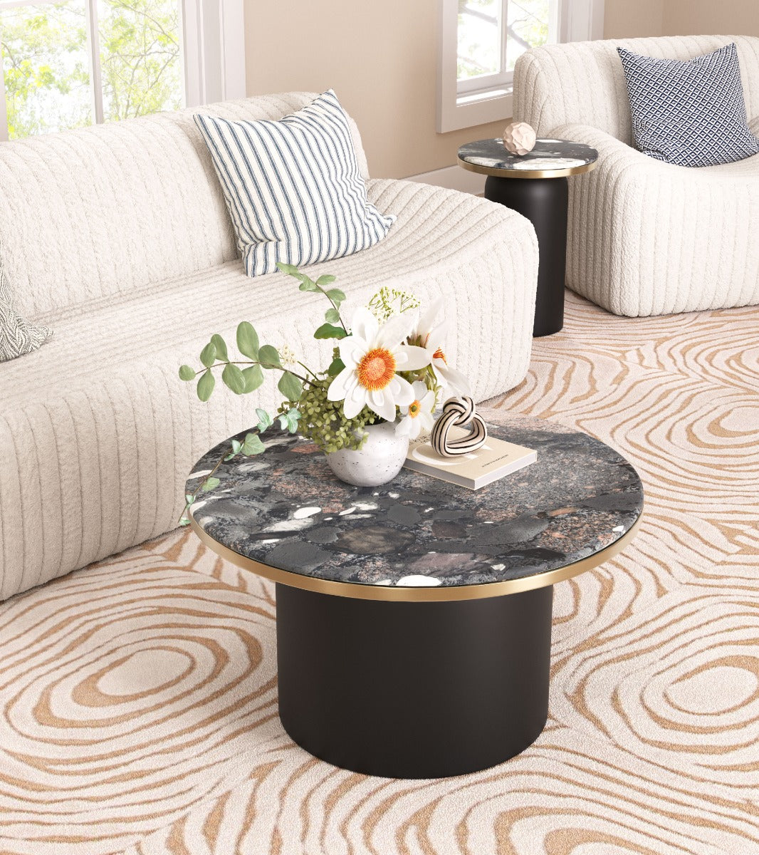 Luxor Coffee Table - Bold Multicolor Design for Dynamic Living Spaces and Stylish Interiors