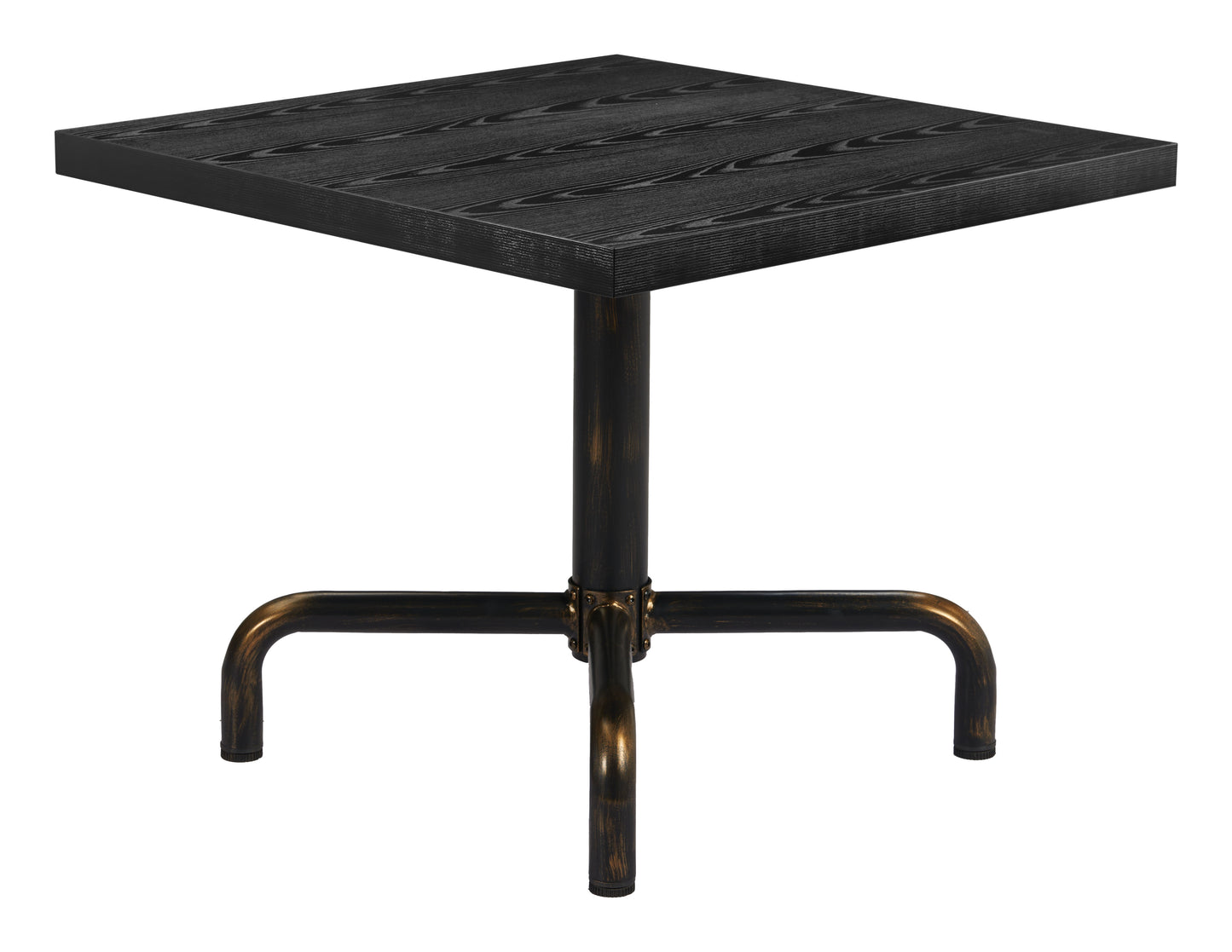 Neum Bistro Table - Black Stylish and Compact Bistro Table for Modern Dining Spaces
