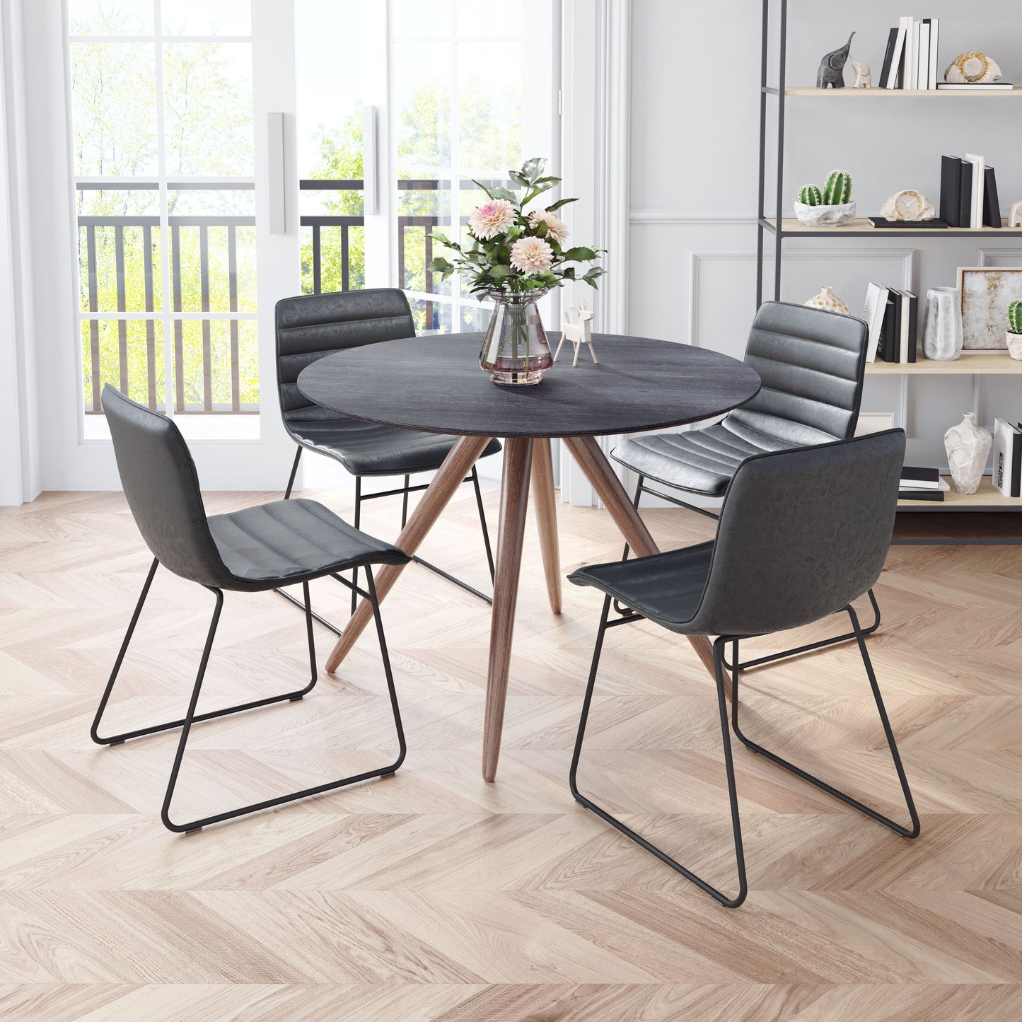 Jack Dining Chair (Set of 2) Vintage Black